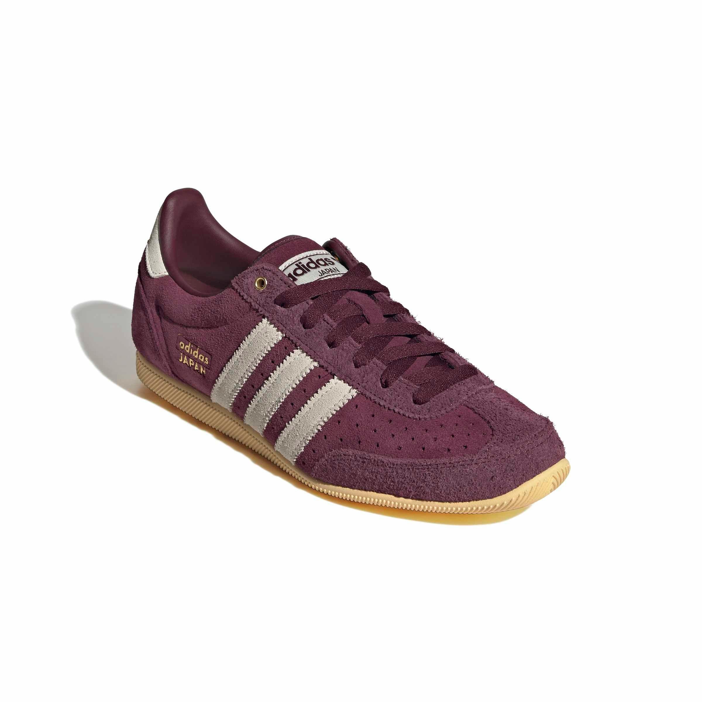 adidas Originals Japan "Maroon/Cream White/Gold Metallic" Women's Shoe - MAROON/CREAM/GOLD Thumbnail View 3