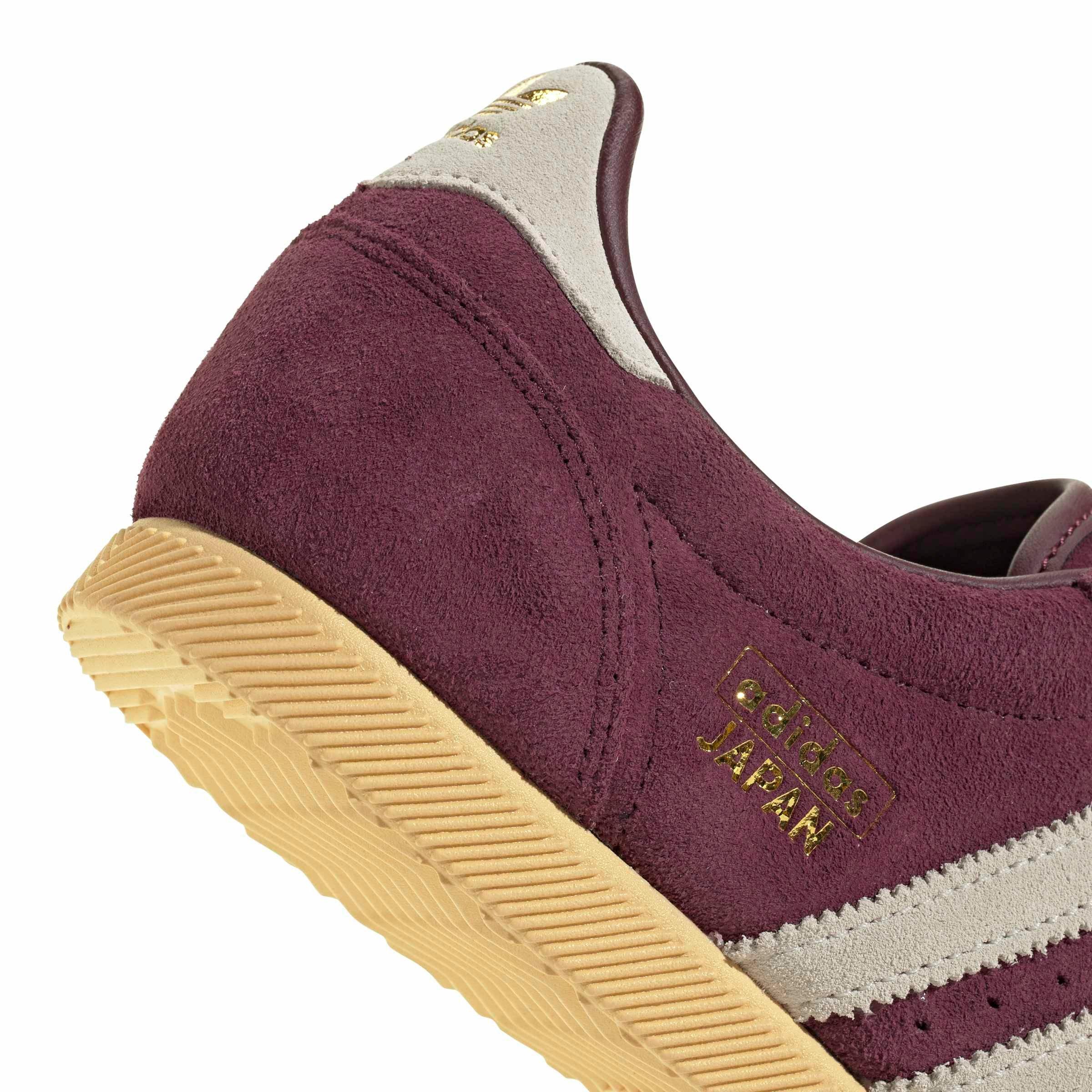 adidas Originals Japan "Maroon/Cream White/Gold Metallic" Women's Shoe - MAROON/CREAM/GOLD Thumbnail View 8
