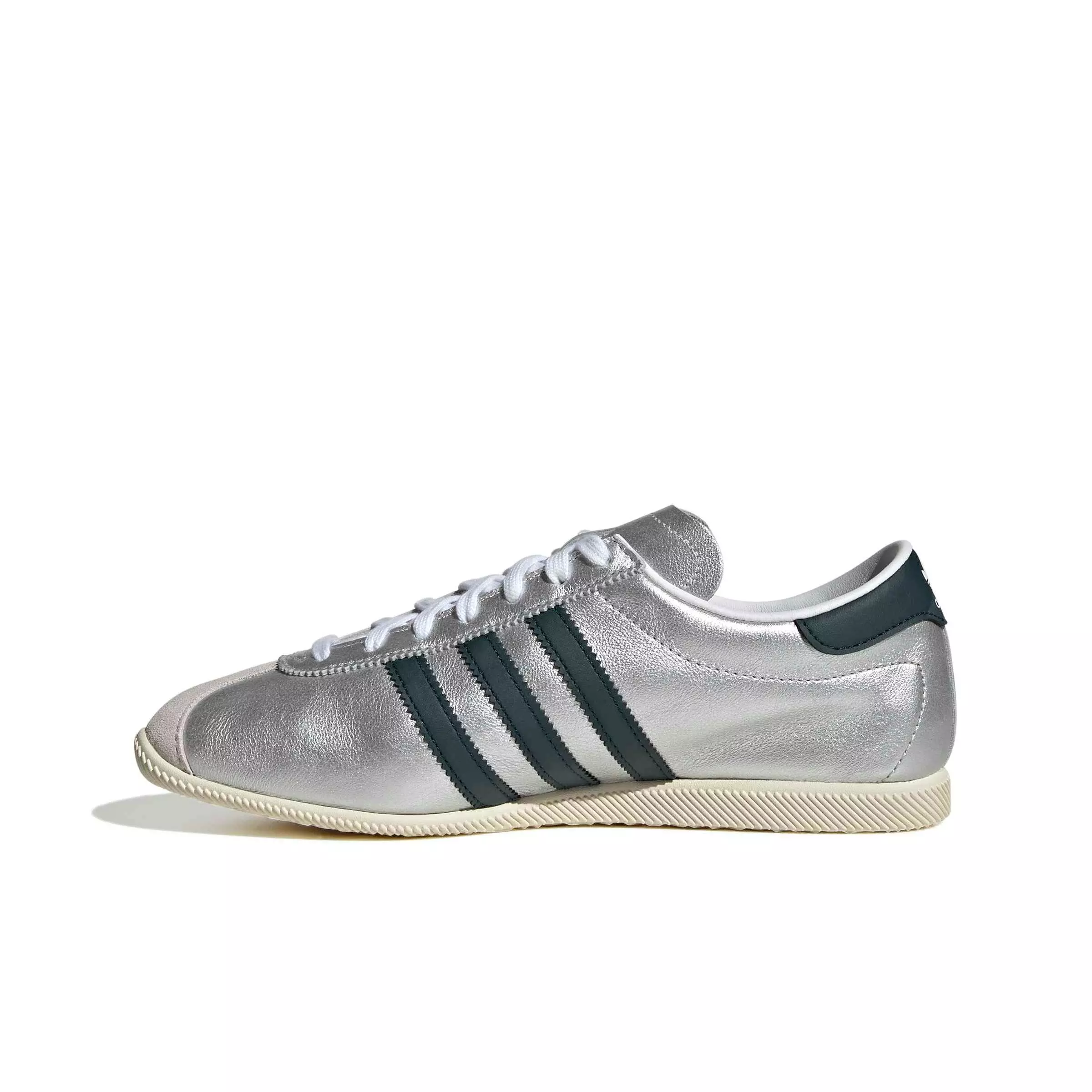 adidas Originals Paris "Silver Metallic/Aurora Ivy/Cream White" Women's Shoe - SILVER/IVY/CREAM