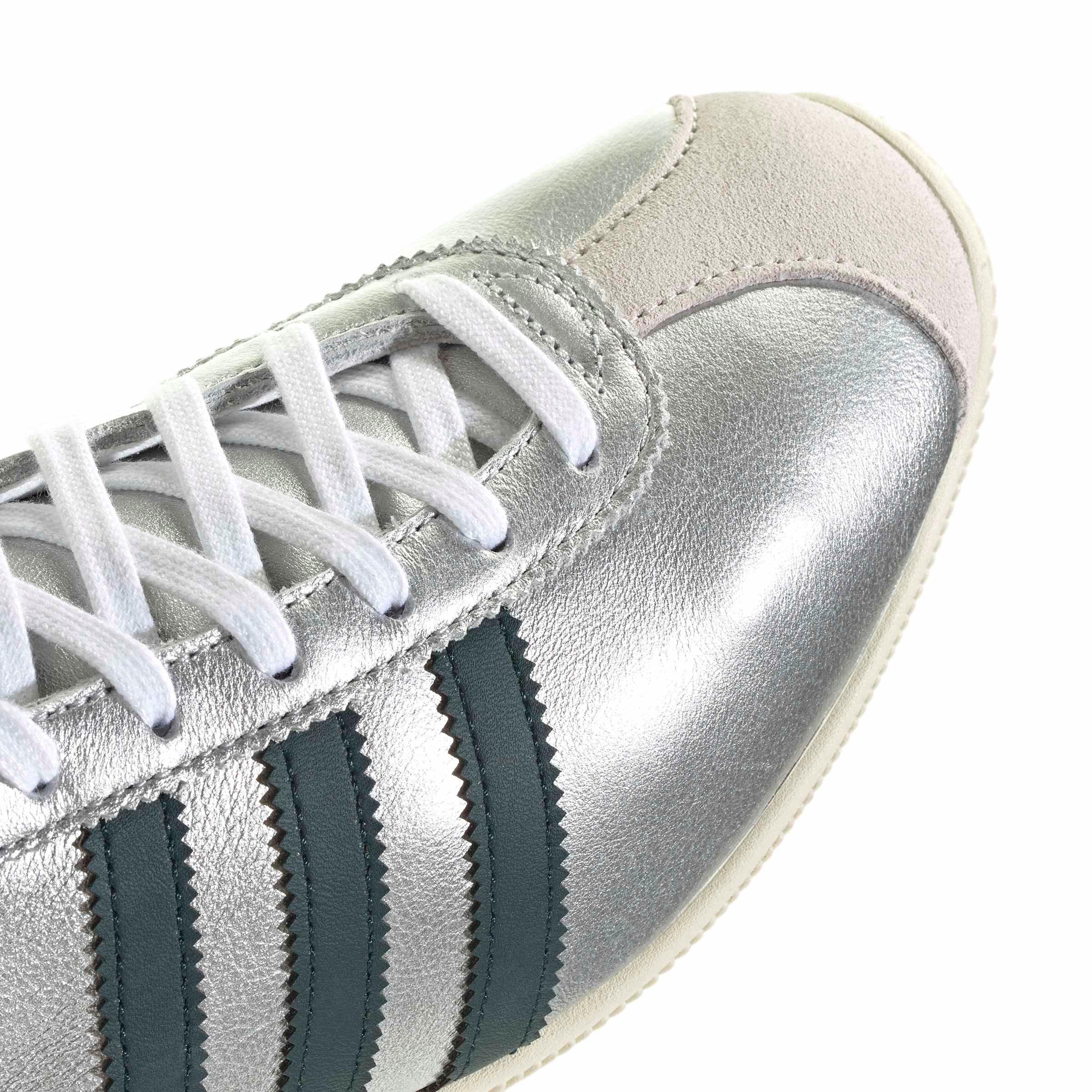 adidas Originals Paris "Silver Metallic/Aurora Ivy/Cream White" Women's Shoe - SILVER/IVY/CREAM Thumbnail View 8