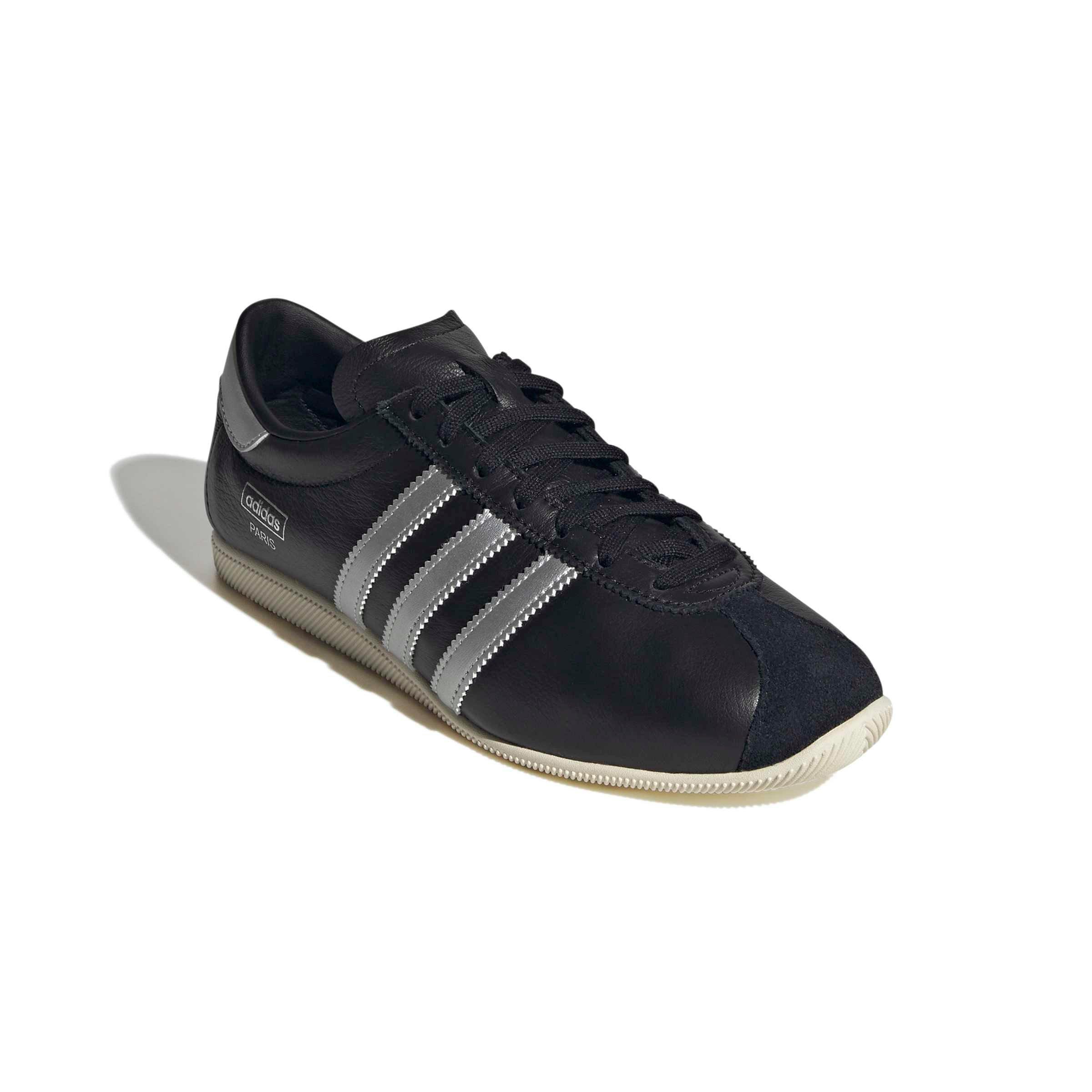 adidas Originals Paris "Core Black/Silver Metallic/Cream White" Women's Shoe - BLACK/SILVER/CREAM Thumbnail View 3