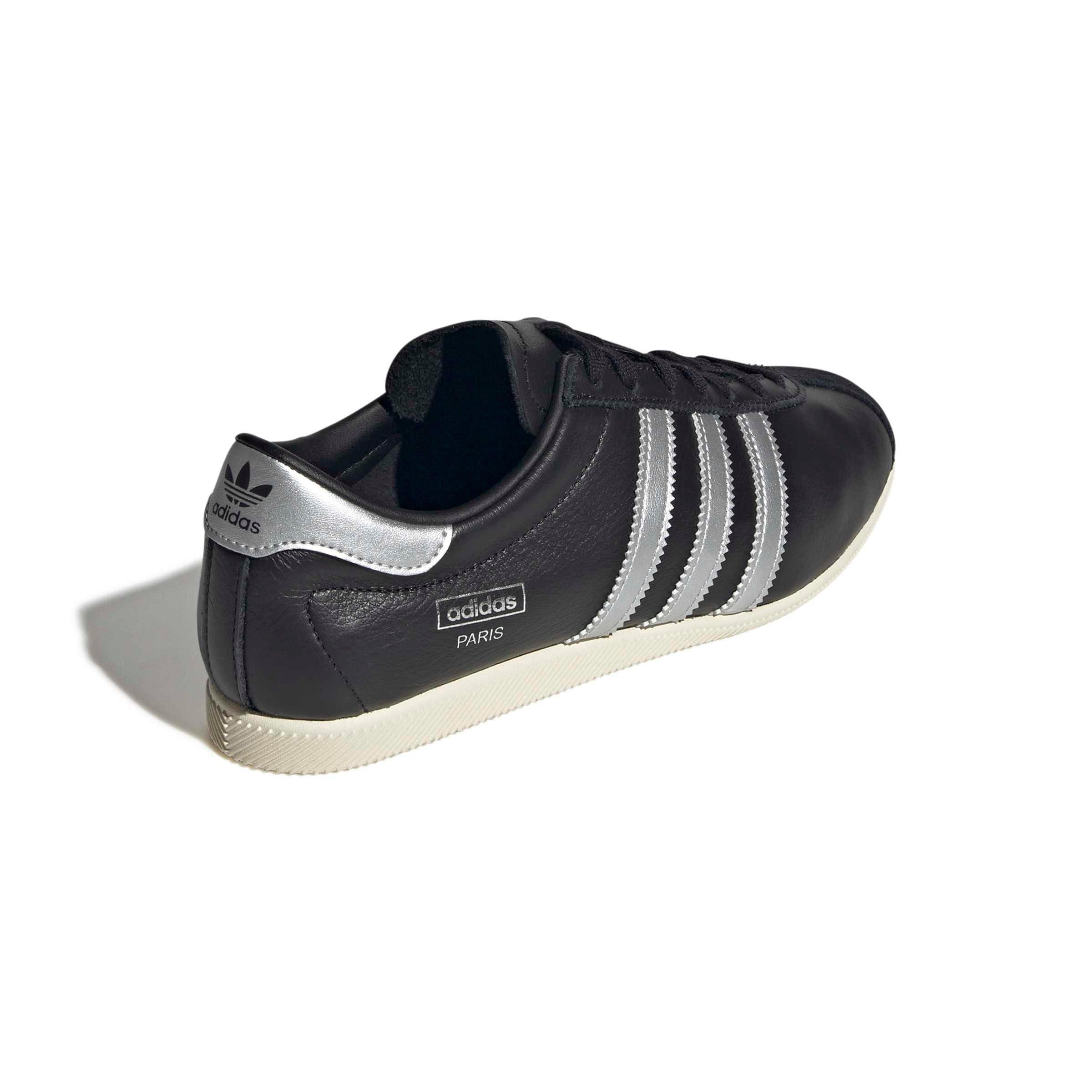 adidas Originals Paris "Core Black/Silver Metallic/Cream White" Women's Shoe - BLACK/SILVER/CREAM Thumbnail View 4
