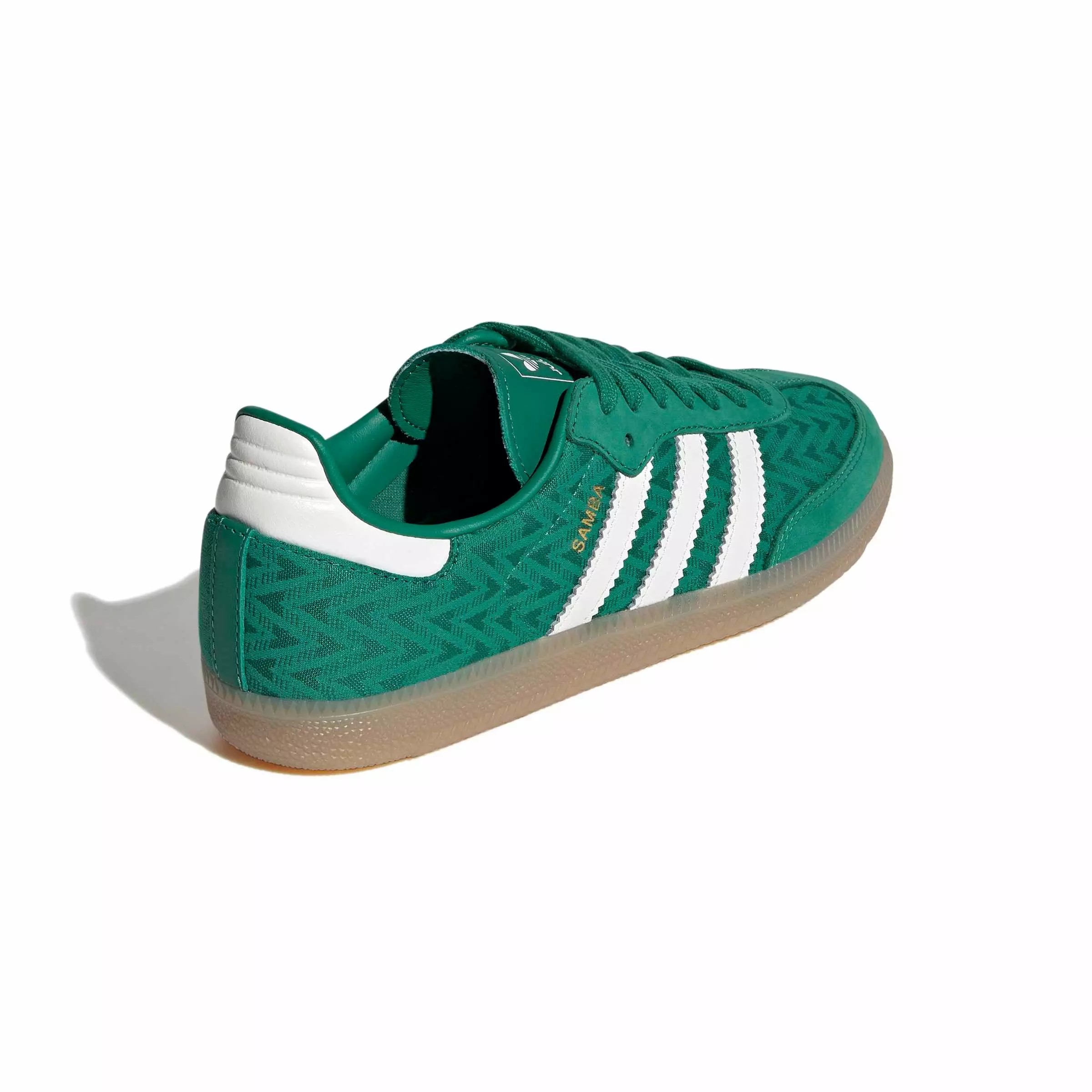adidas Originals Samba OG "Bold Green/Off White/Gold Metallic" Women's Shoe - GREEN/OFF WHITE/GOLD