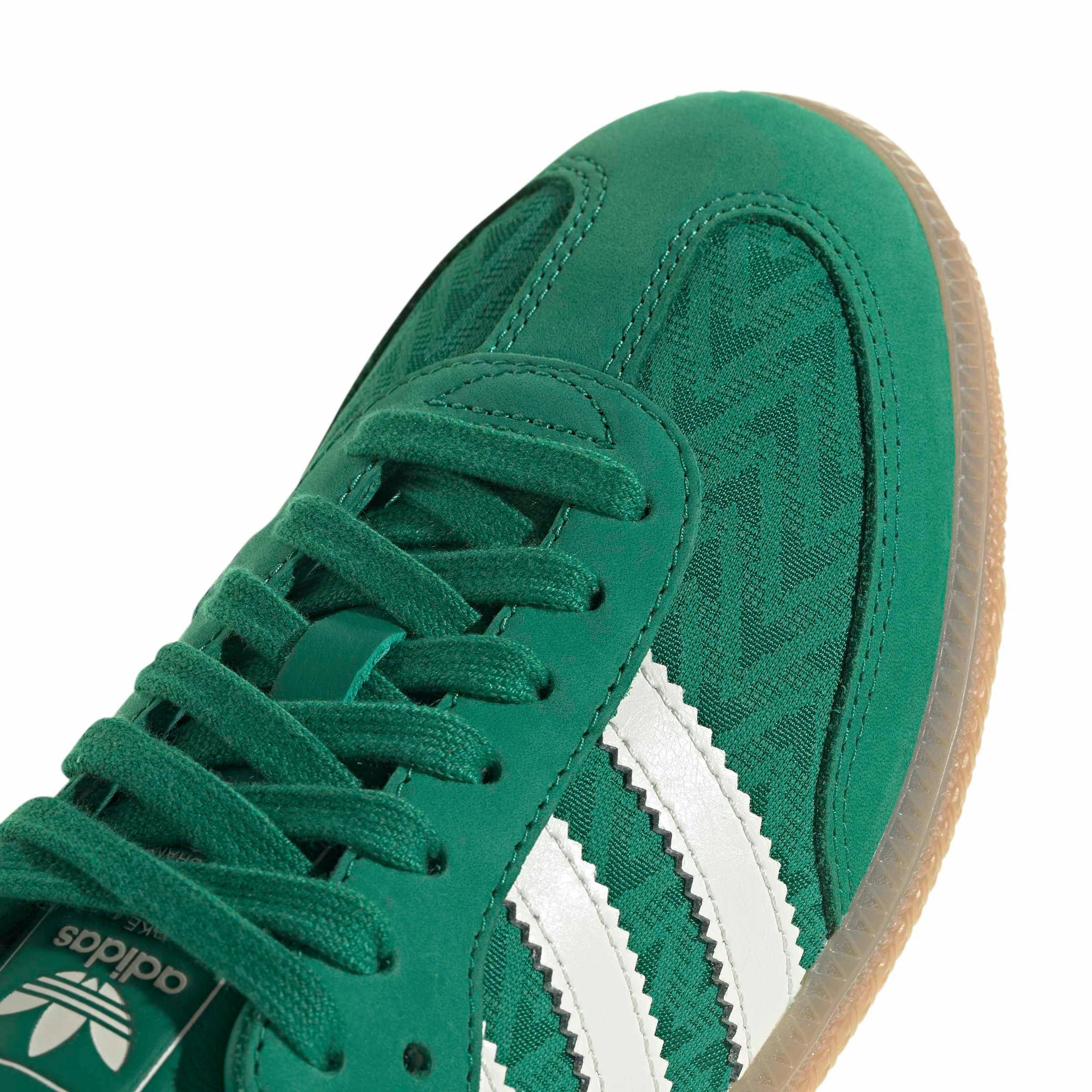 adidas Originals Samba OG "Bold Green/Off White/Gold Metallic" Women's Shoe - GREEN/OFF WHITE/GOLD Thumbnail View 7