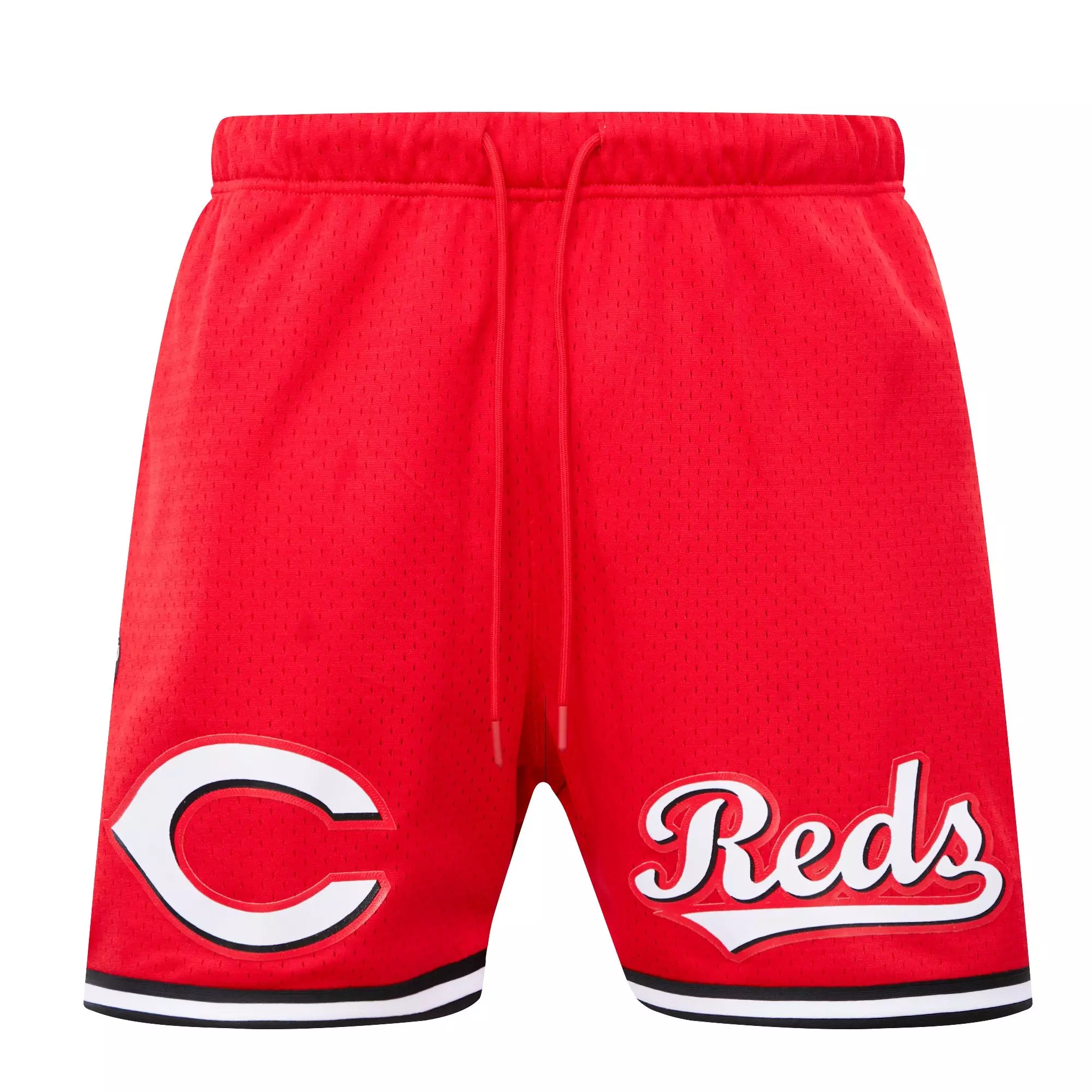 Pro Standard Men's MLB Cincinnati Red Mesh Short - Red/Black - RED/BLACK