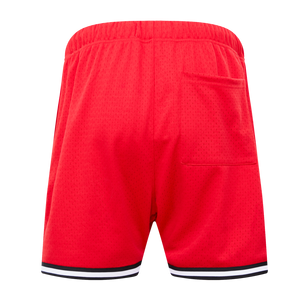 Pro Standard Men's MLB Cincinnati Red Mesh Short - Red/Black - RED/BLACK