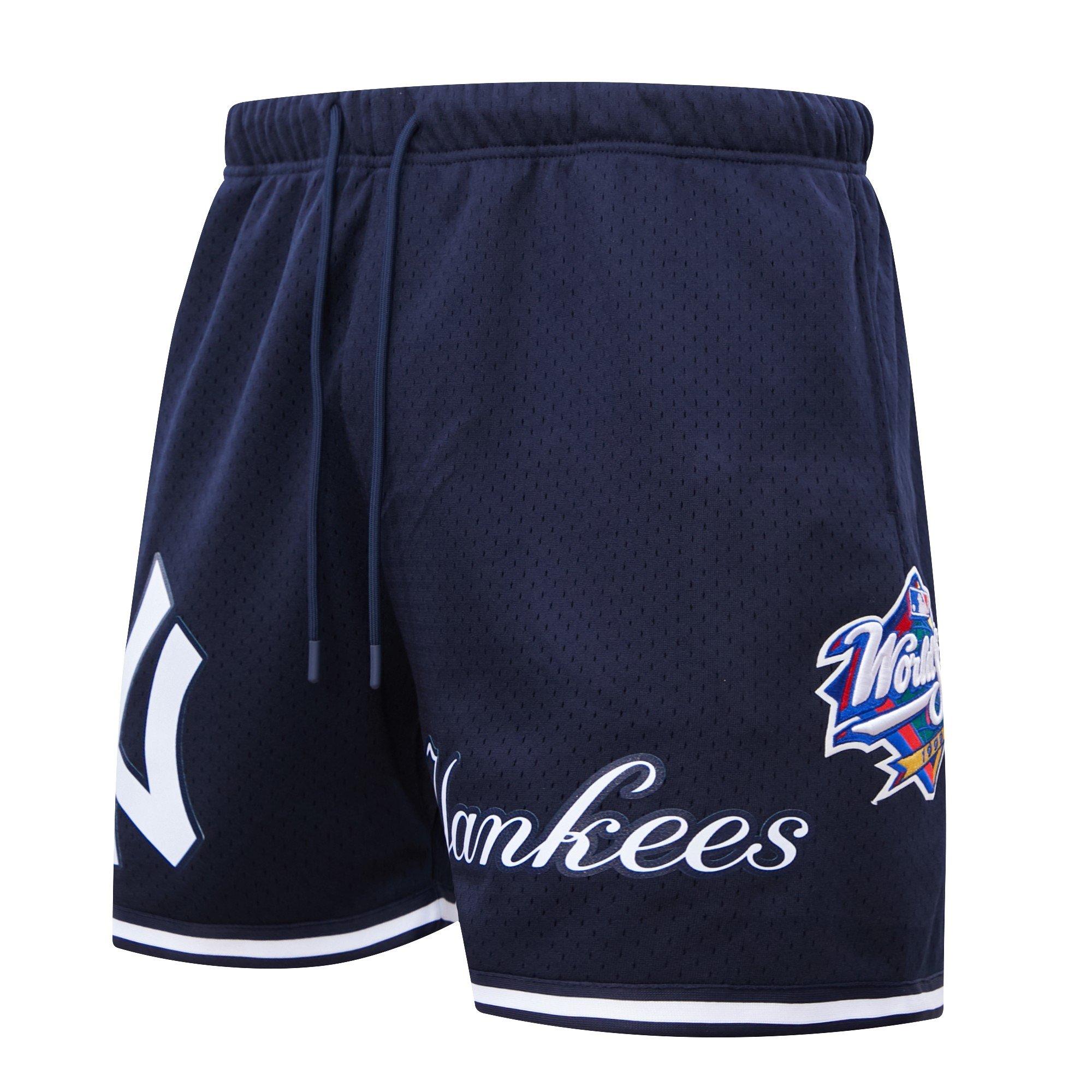 Pro Standard Men's MLB New York Yankees Logo Mesh Short - Navy - NAVY