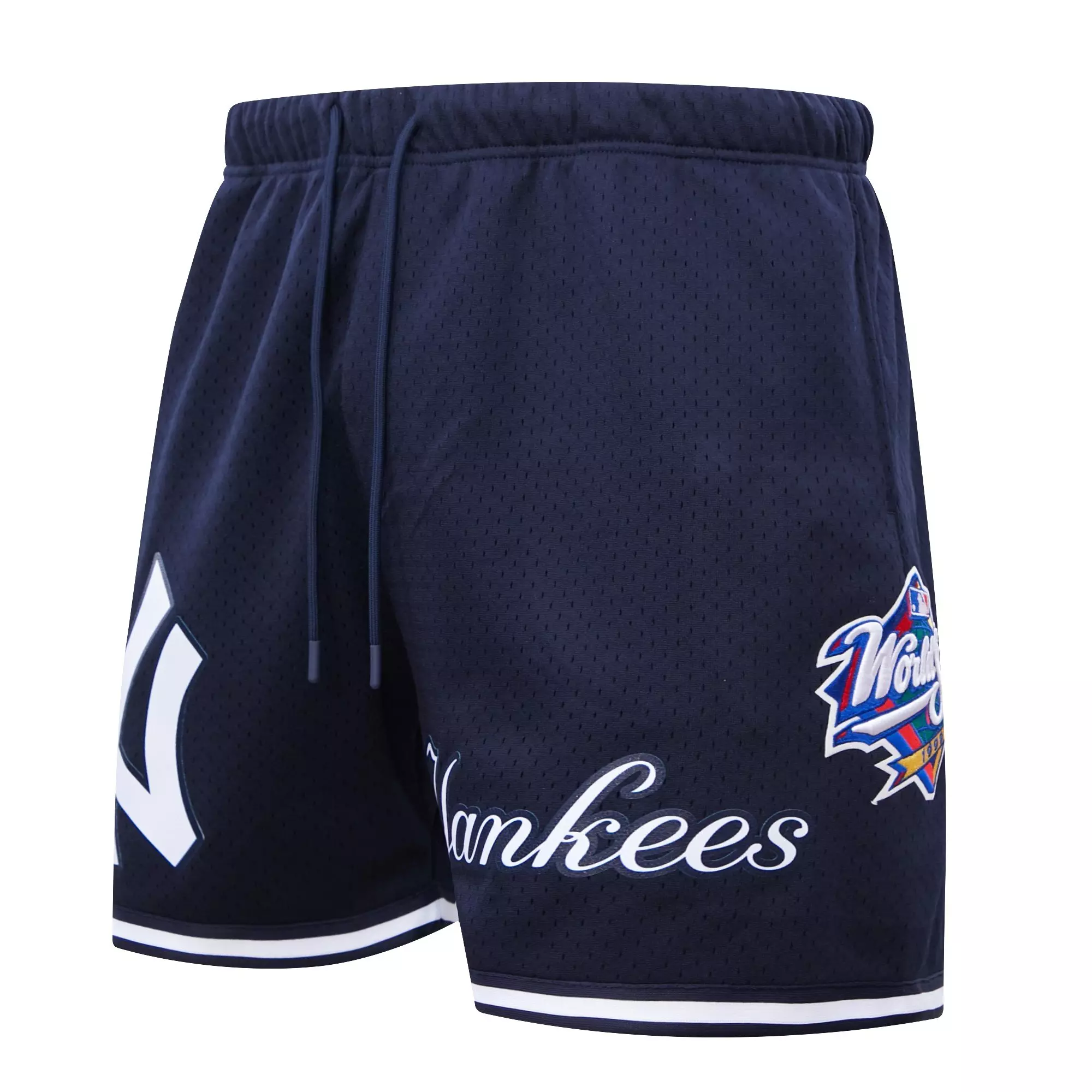 Pro Standard Men's MLB New York Yankees Logo Mesh Short - Navy - NAVY
