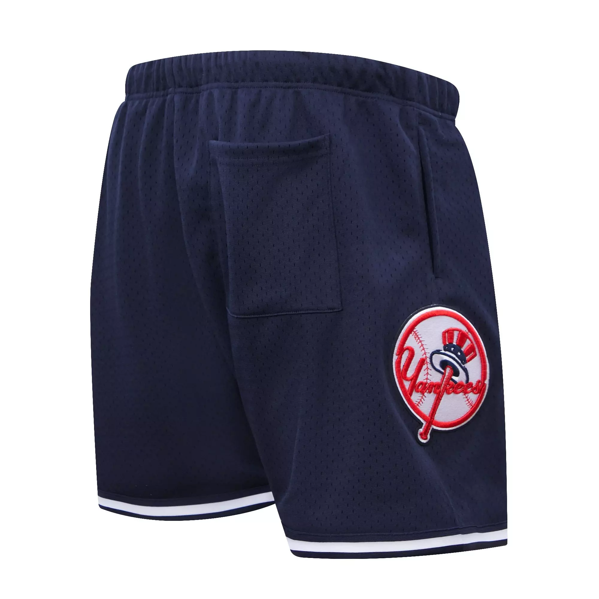 Pro Standard Men's MLB New York Yankees Logo Mesh Short - Navy - NAVY