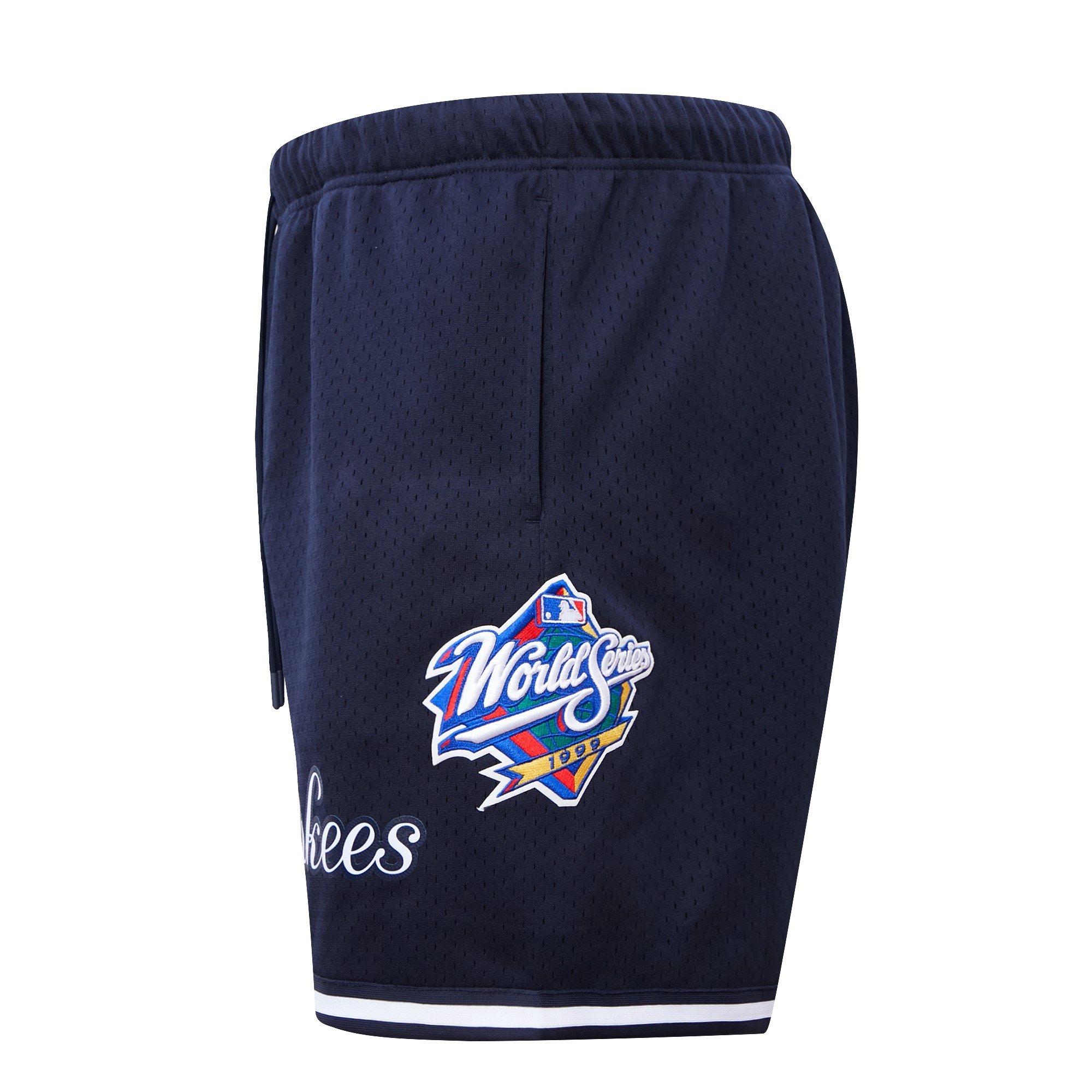 Pro Standard Men's MLB New York Yankees Logo Mesh Short - Navy - NAVY