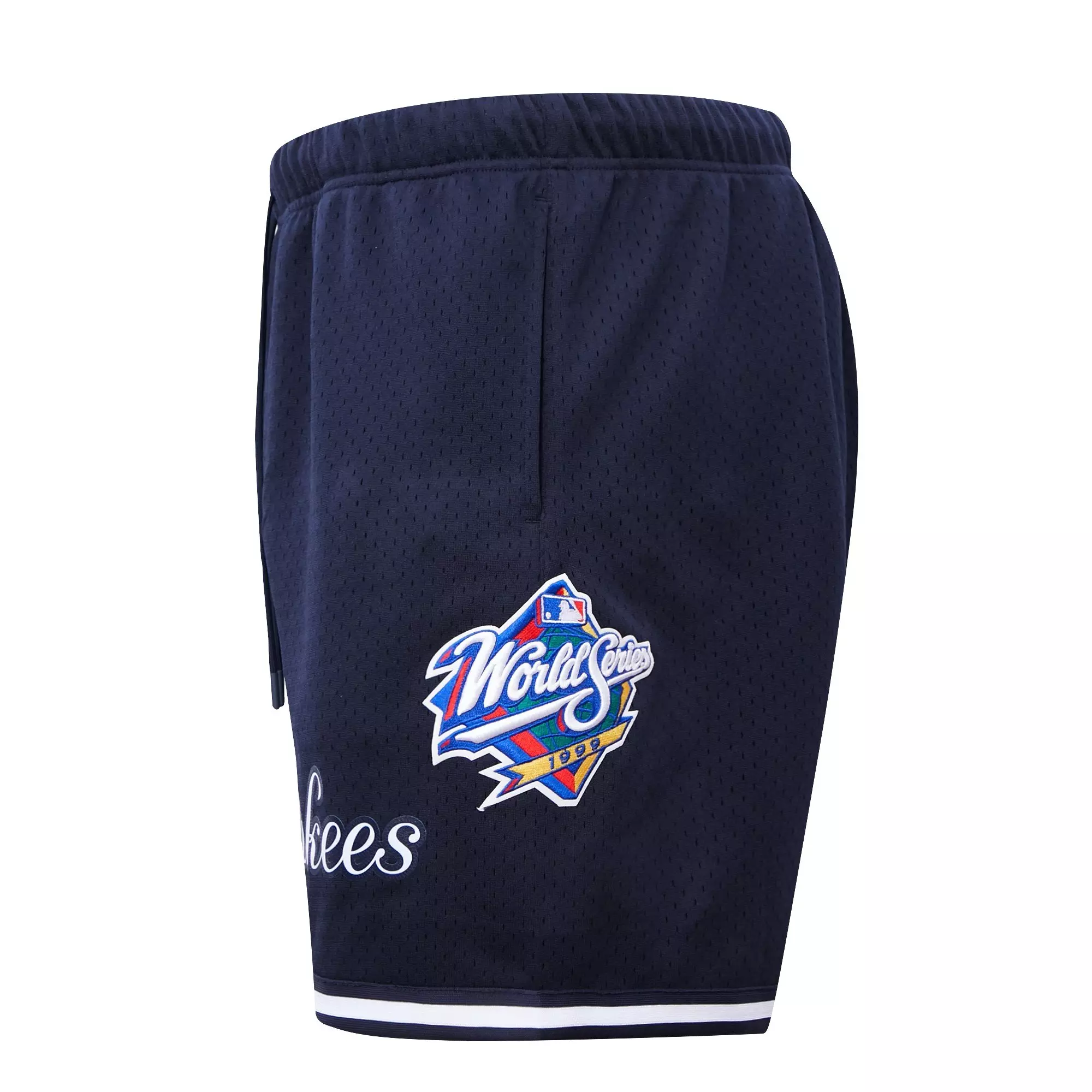 Pro Standard Men's MLB New York Yankees Logo Mesh Short - Navy - NAVY