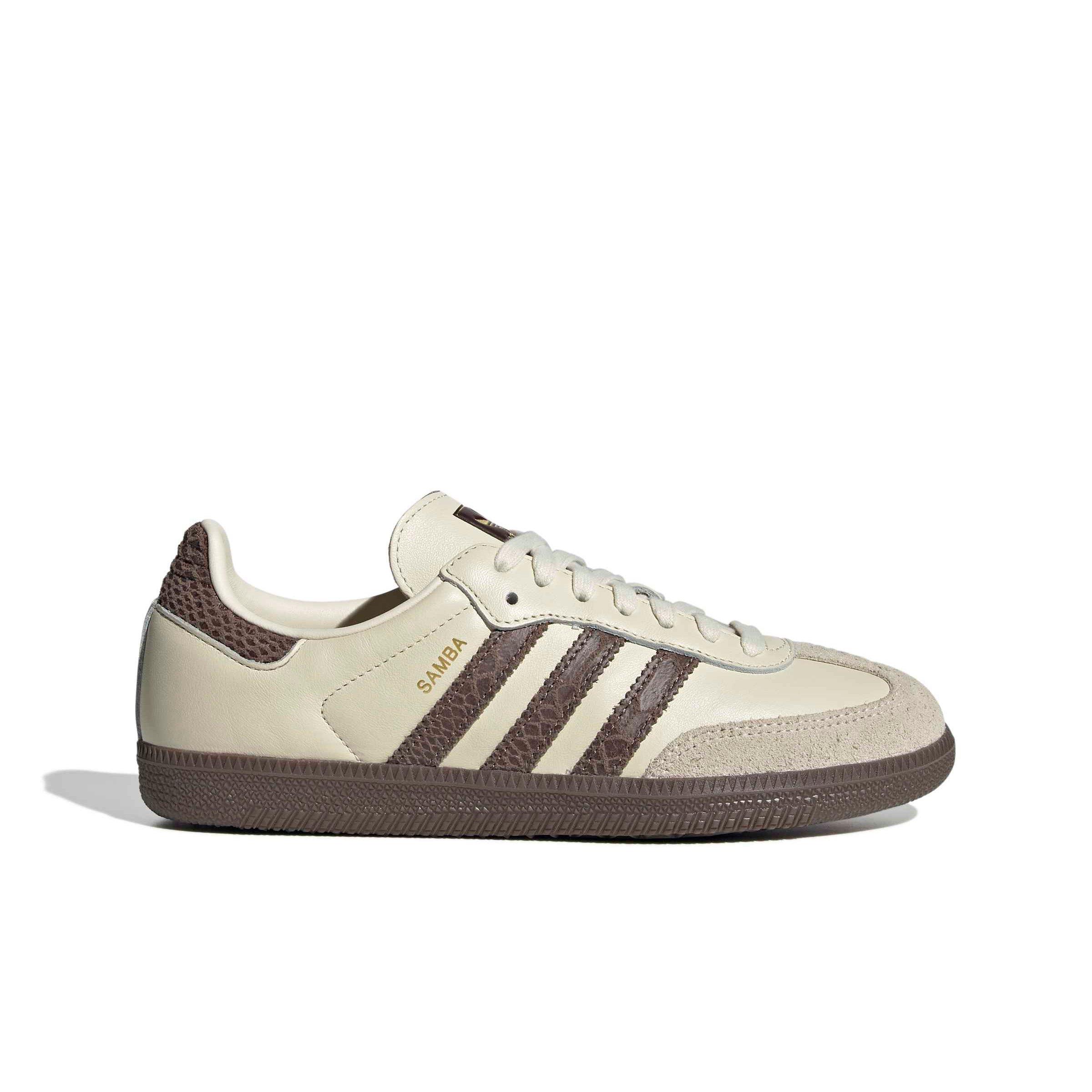 adidas Originals Samba OG "Cream White/Earth Strata/Maroon" Women's Shoe - CREAM/EARTH/MAROON Thumbnail View 1