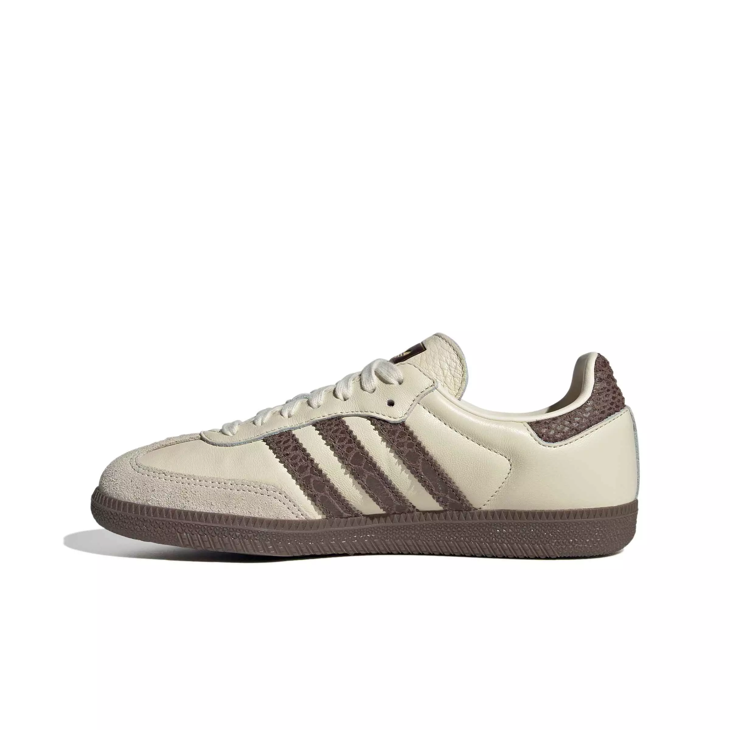 adidas Originals Samba OG "Cream White/Earth Strata/Maroon" Women's Shoe - CREAM/EARTH/MAROON