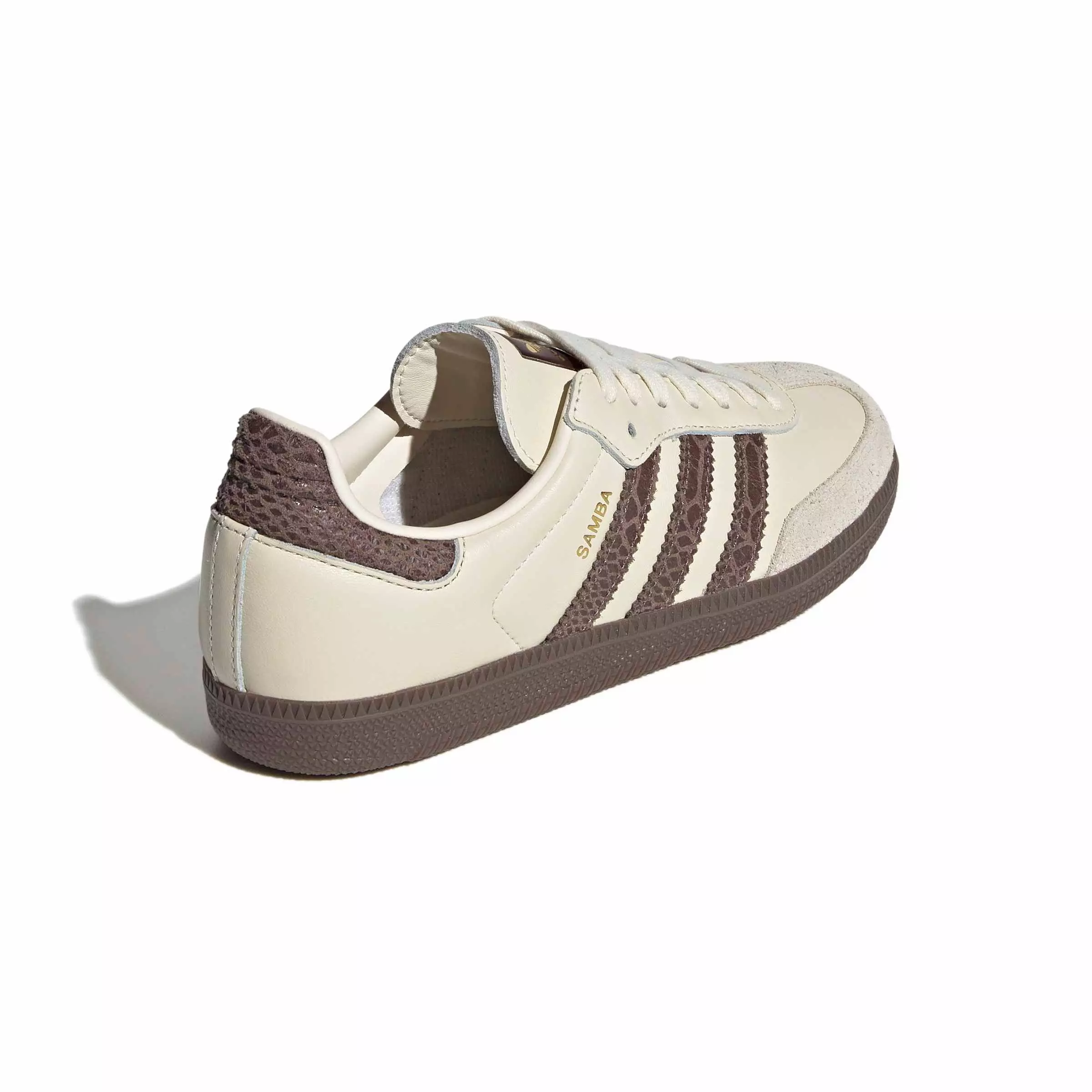 adidas Originals Samba OG "Cream White/Earth Strata/Maroon" Women's Shoe - CREAM/EARTH/MAROON