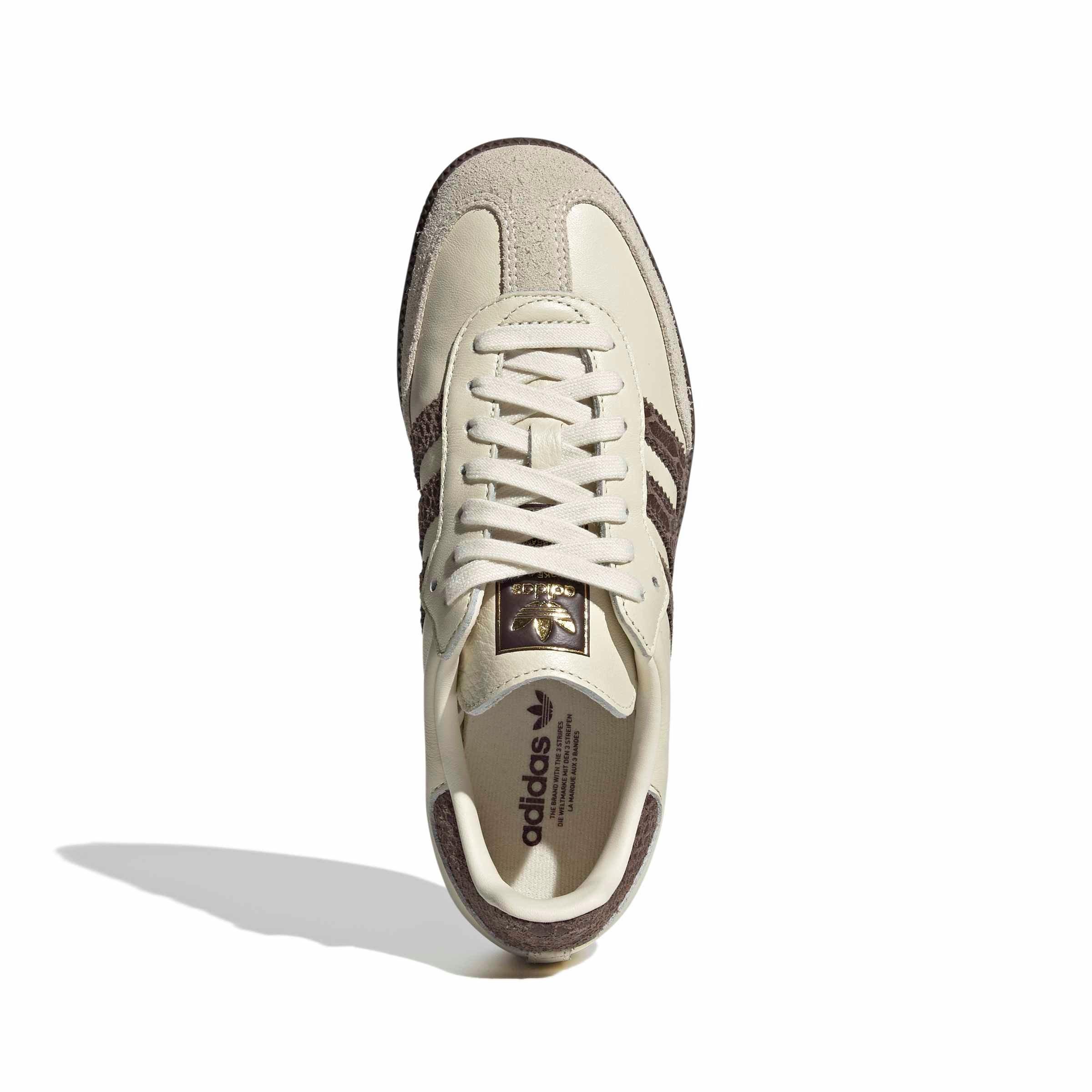 adidas Originals Samba OG "Cream White/Earth Strata/Maroon" Women's Shoe - CREAM/EARTH/MAROON Thumbnail View 5