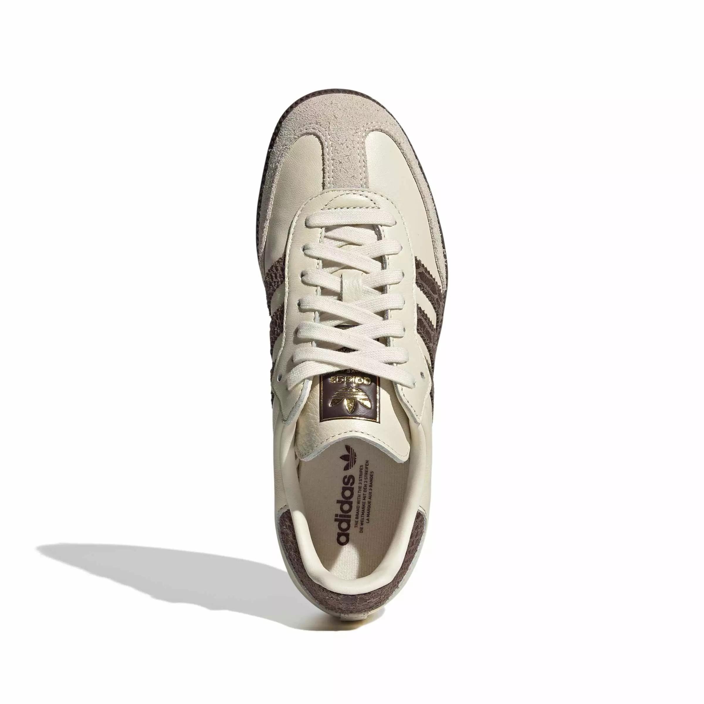 adidas Originals Samba OG "Cream White/Earth Strata/Maroon" Women's Shoe - CREAM/EARTH/MAROON