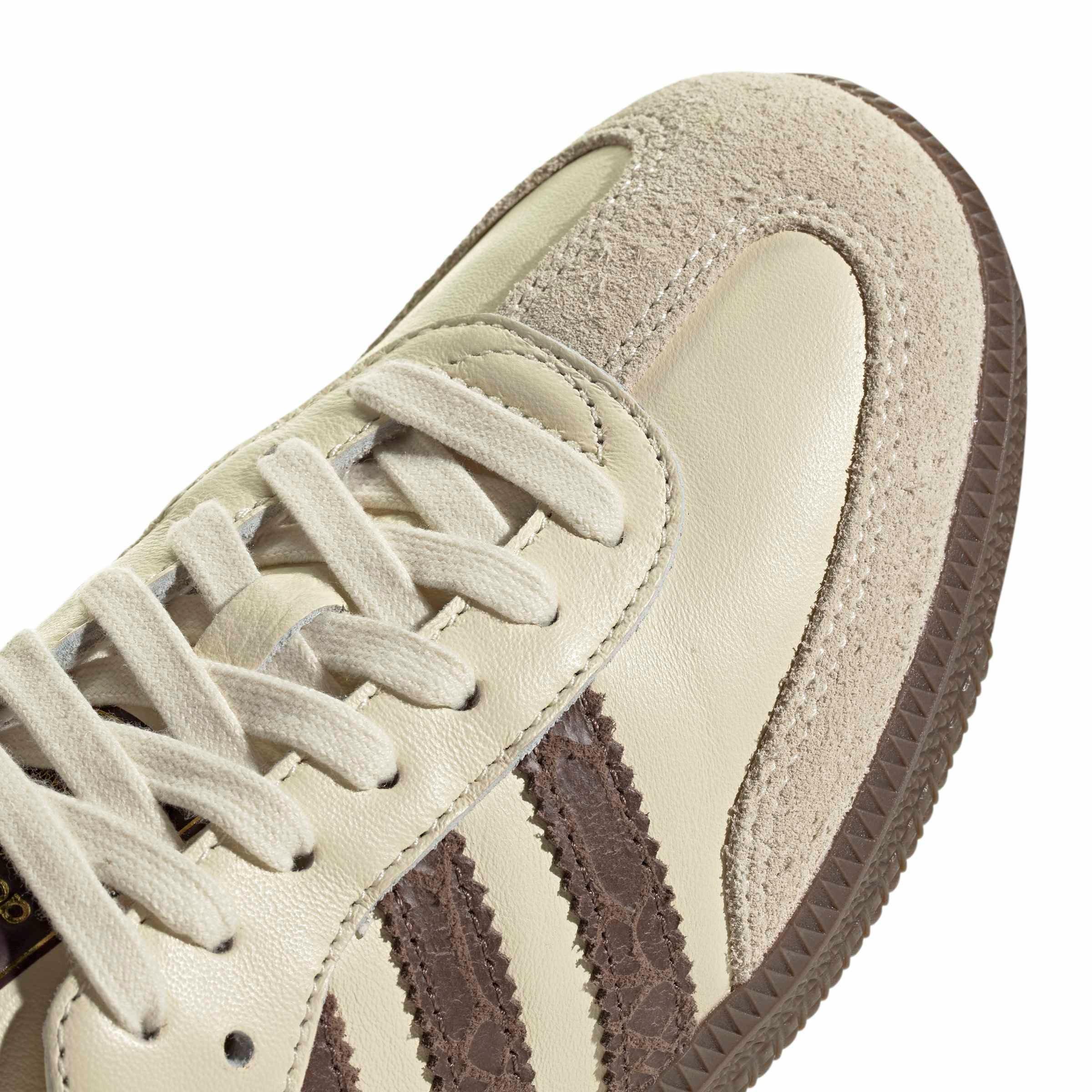 adidas Originals Samba OG "Cream White/Earth Strata/Maroon" Women's Shoe - CREAM/EARTH/MAROON Thumbnail View 8