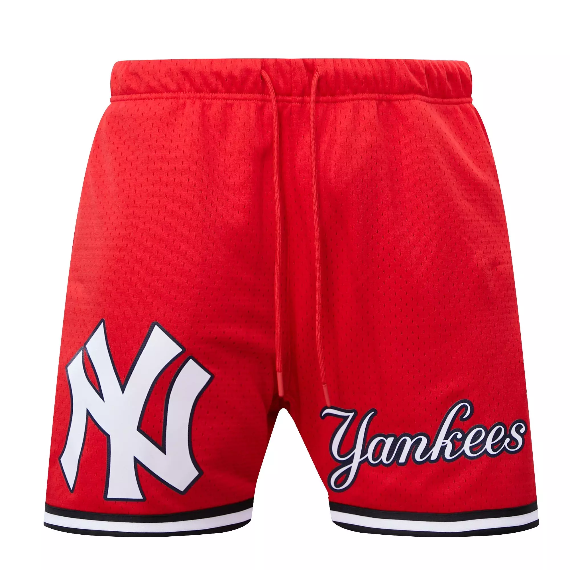 Pro Standard Men's MLB New York Yankees Logo Mesh Short - Red - RED
