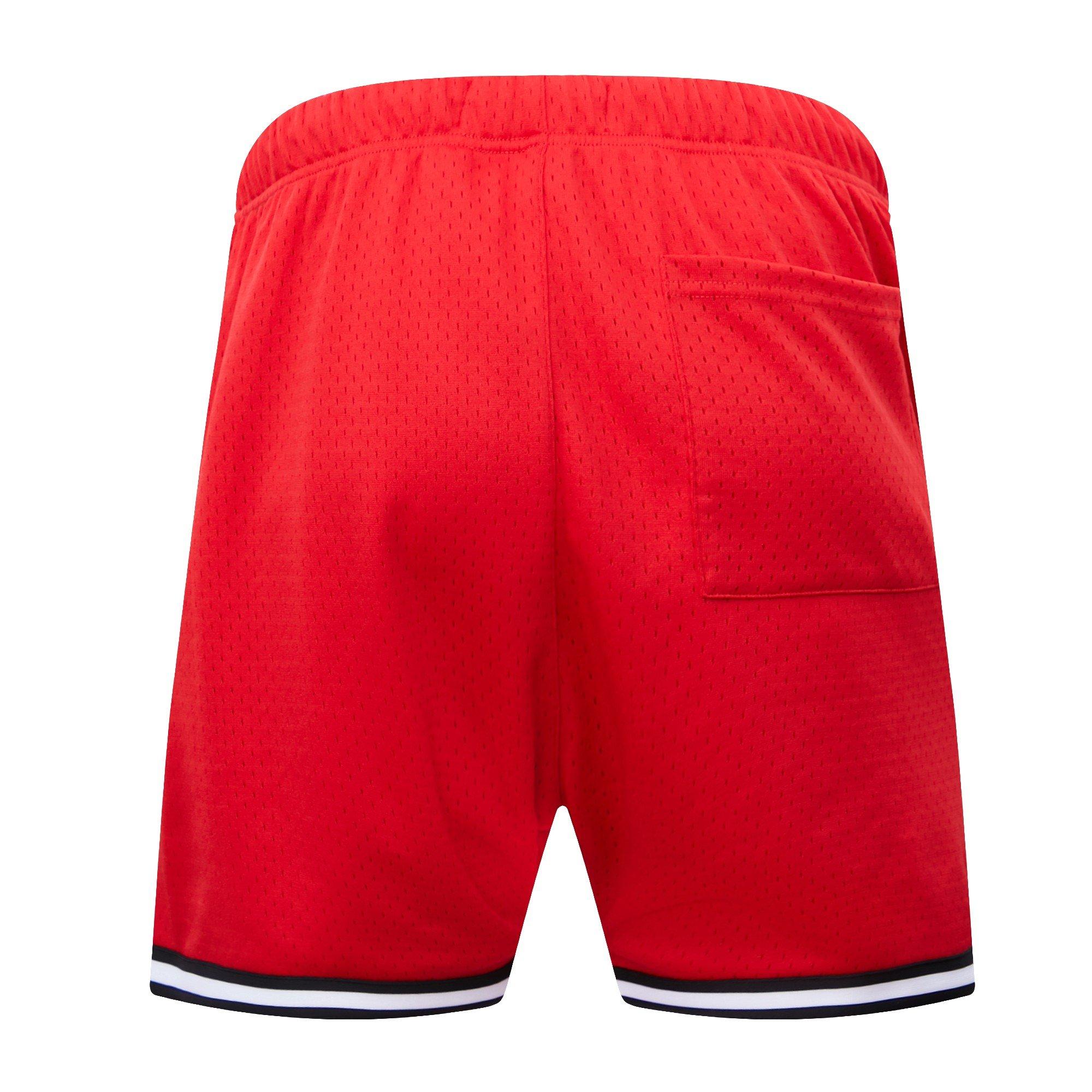 Pro Standard Men's MLB New York Yankees Logo Mesh Short - Red - RED