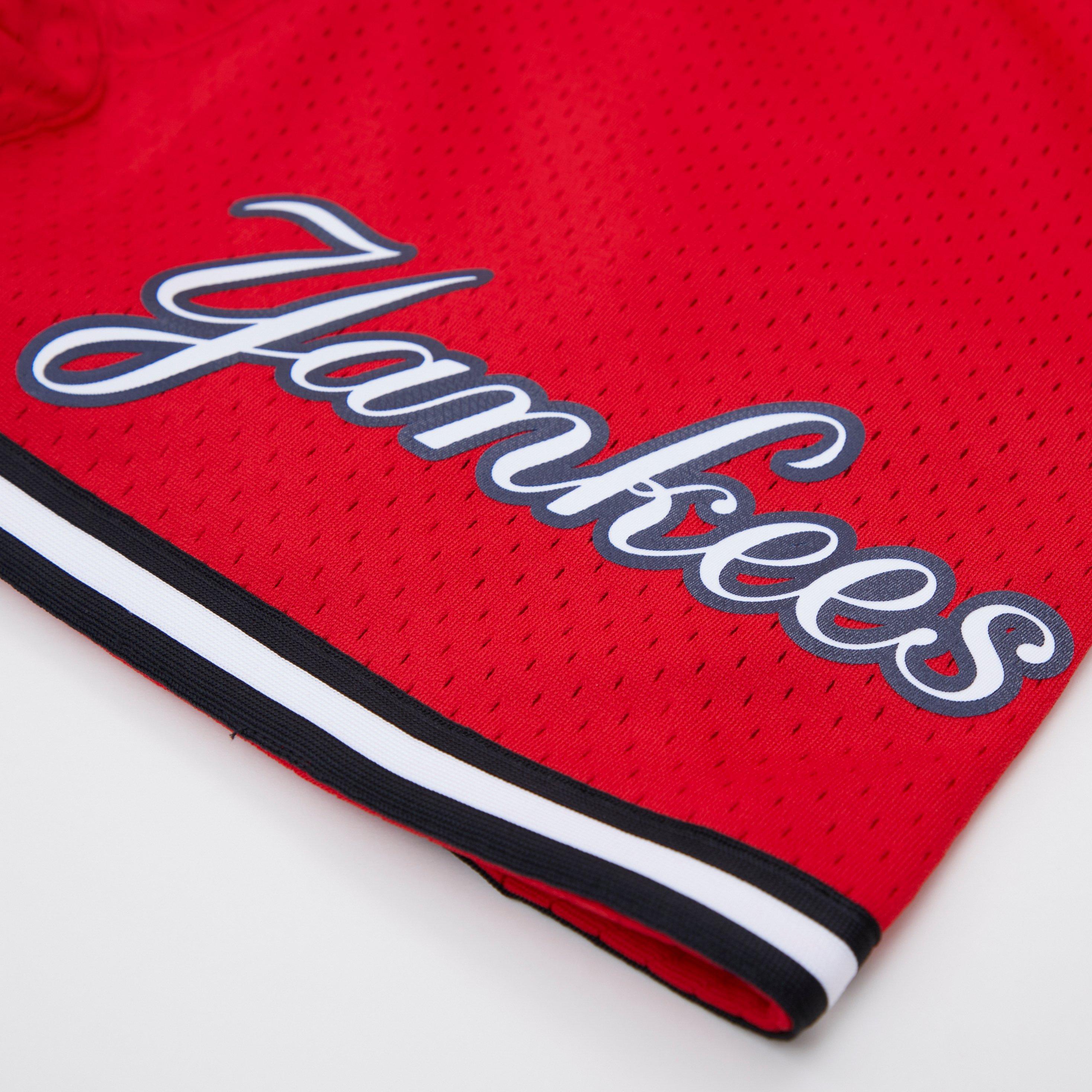 Pro Standard Men's MLB New York Yankees Logo Mesh Short - Red - RED
