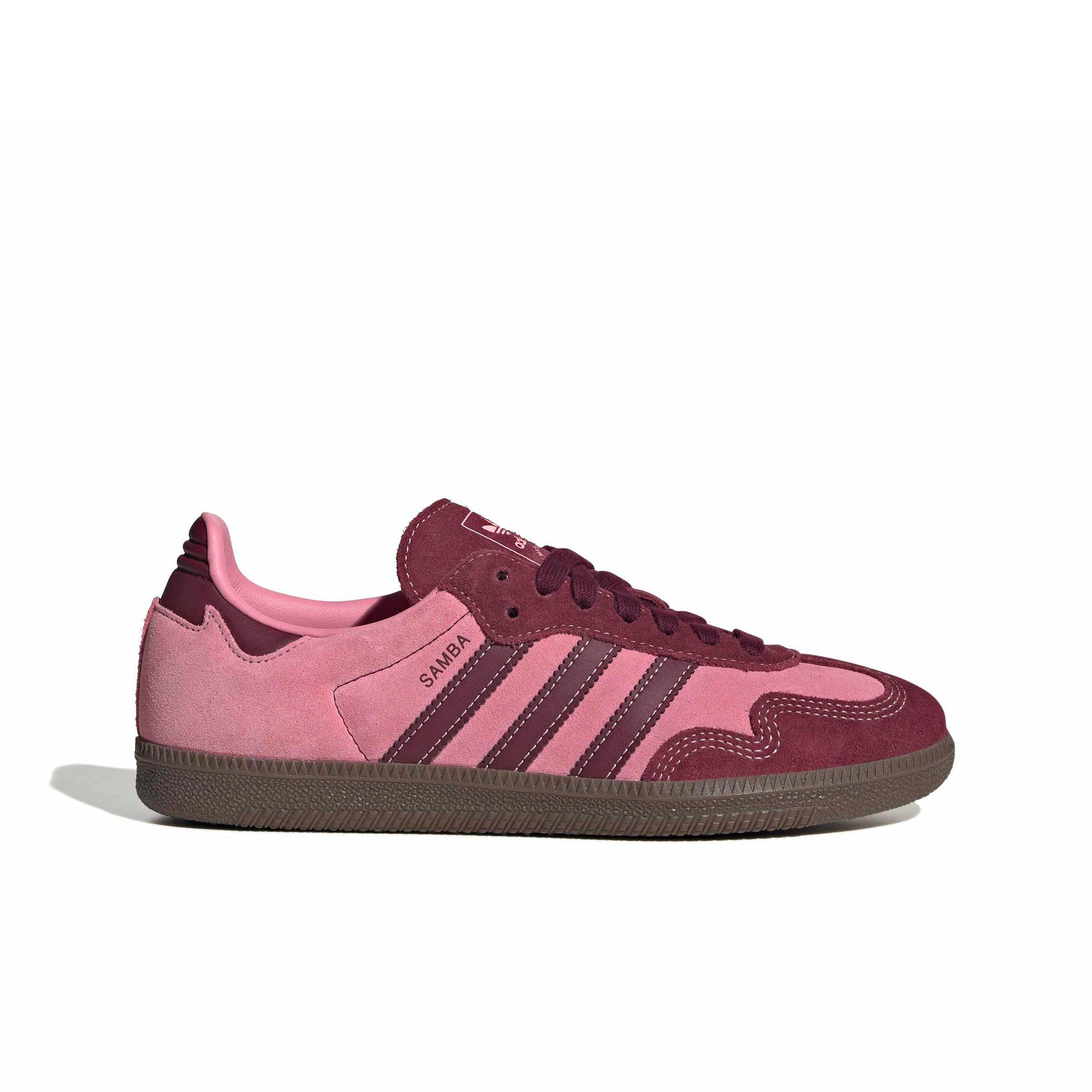 adidas Originals Samba OG "Pink Spark/Shadow Red/Gum 5" Women's Shoe - PINK/RED/GUM Thumbnail View 1