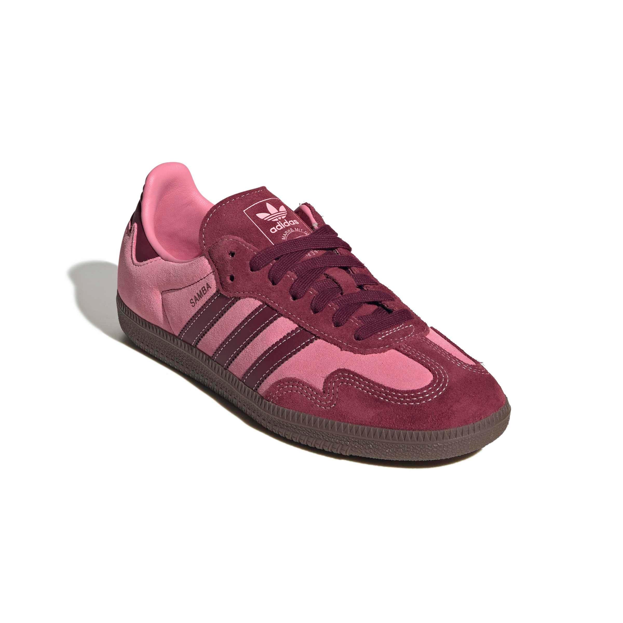 adidas Originals Samba OG "Pink Spark/Shadow Red/Gum 5" Women's Shoe - PINK/RED/GUM Thumbnail View 3