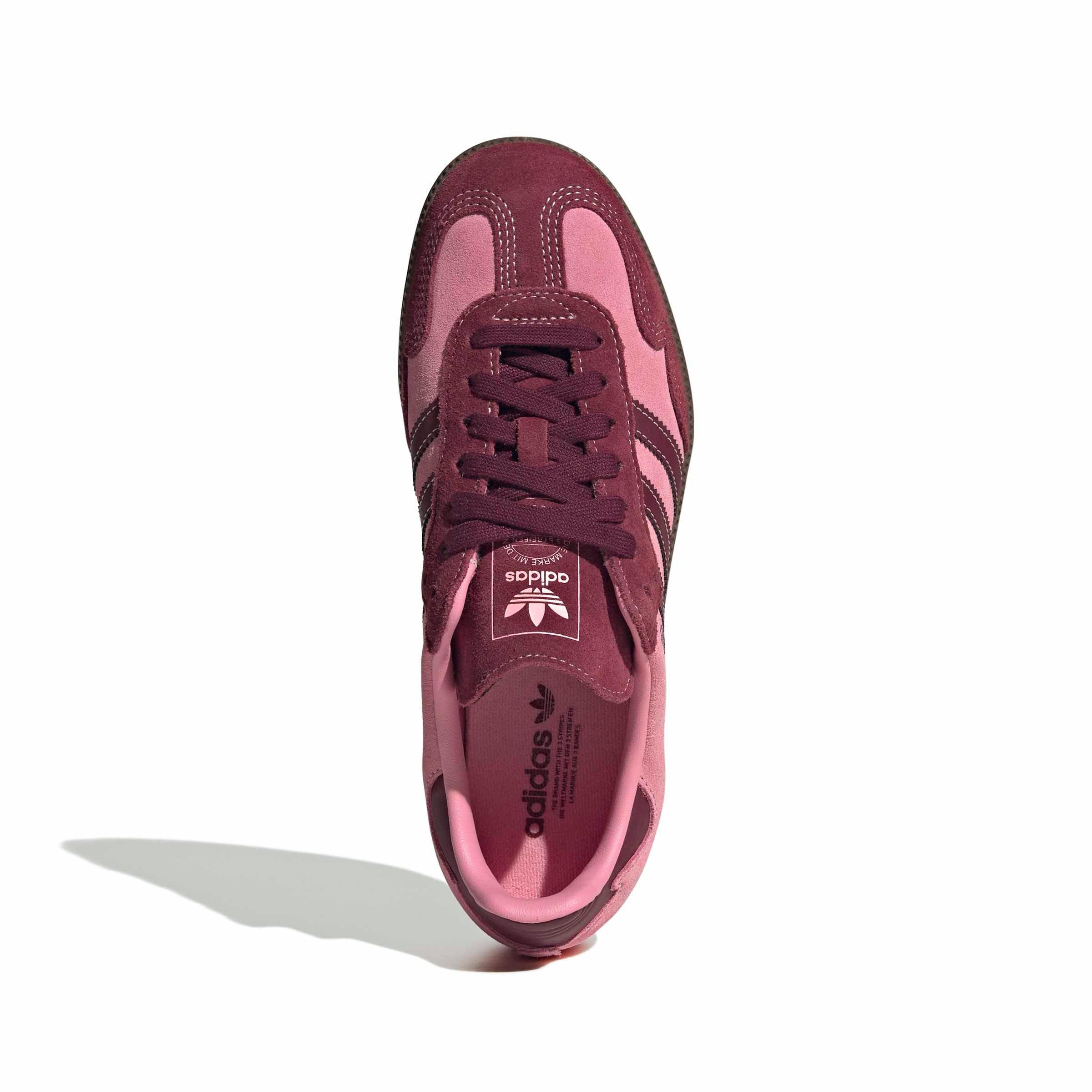 adidas Originals Samba OG "Pink Spark/Shadow Red/Gum 5" Women's Shoe - PINK/RED/GUM Thumbnail View 5