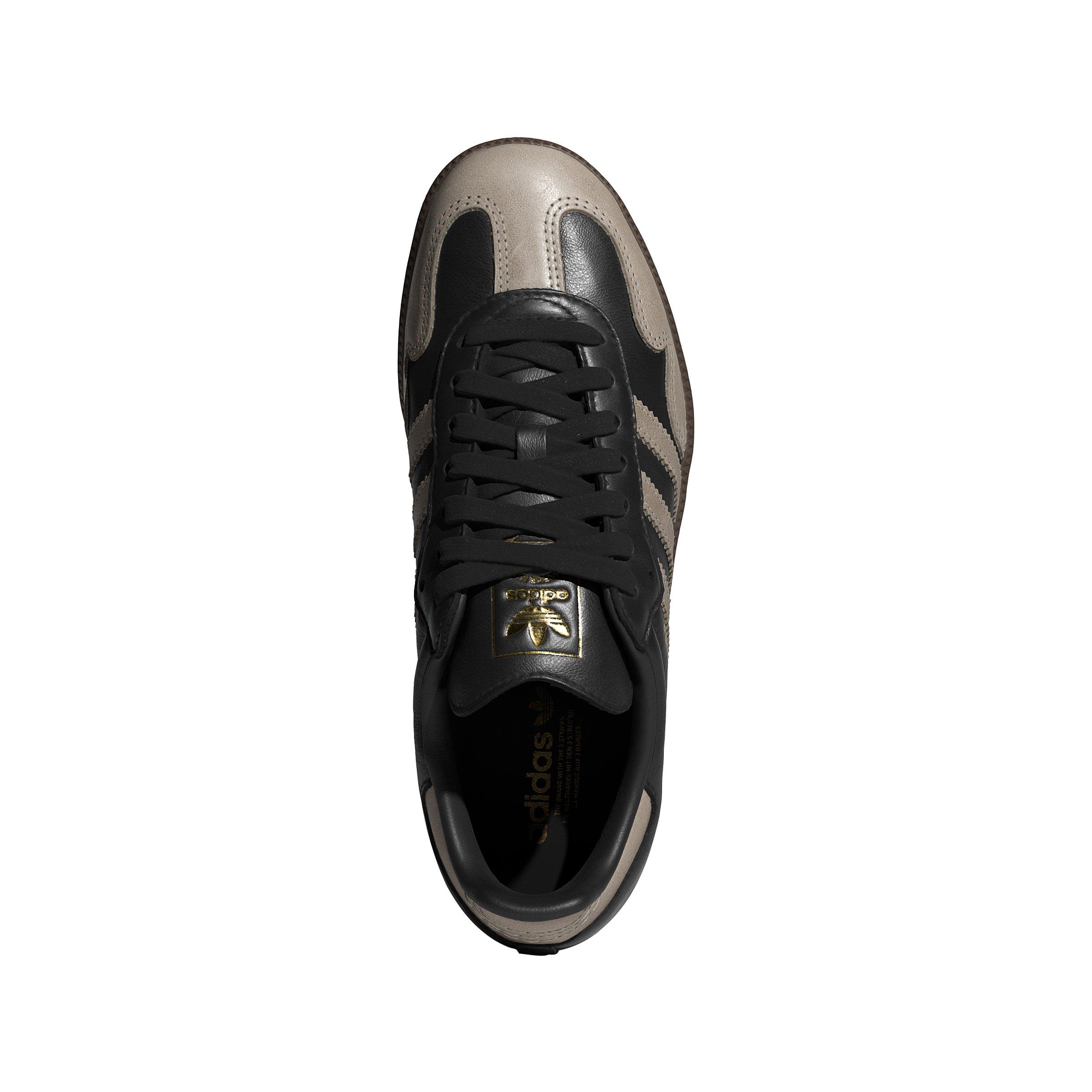 adidas Originals Samba OG "Core Black/Wonder Beige/Gold Metallic" Women's Shoe - BLACK/BEIGE/GOLD Thumbnail View 7