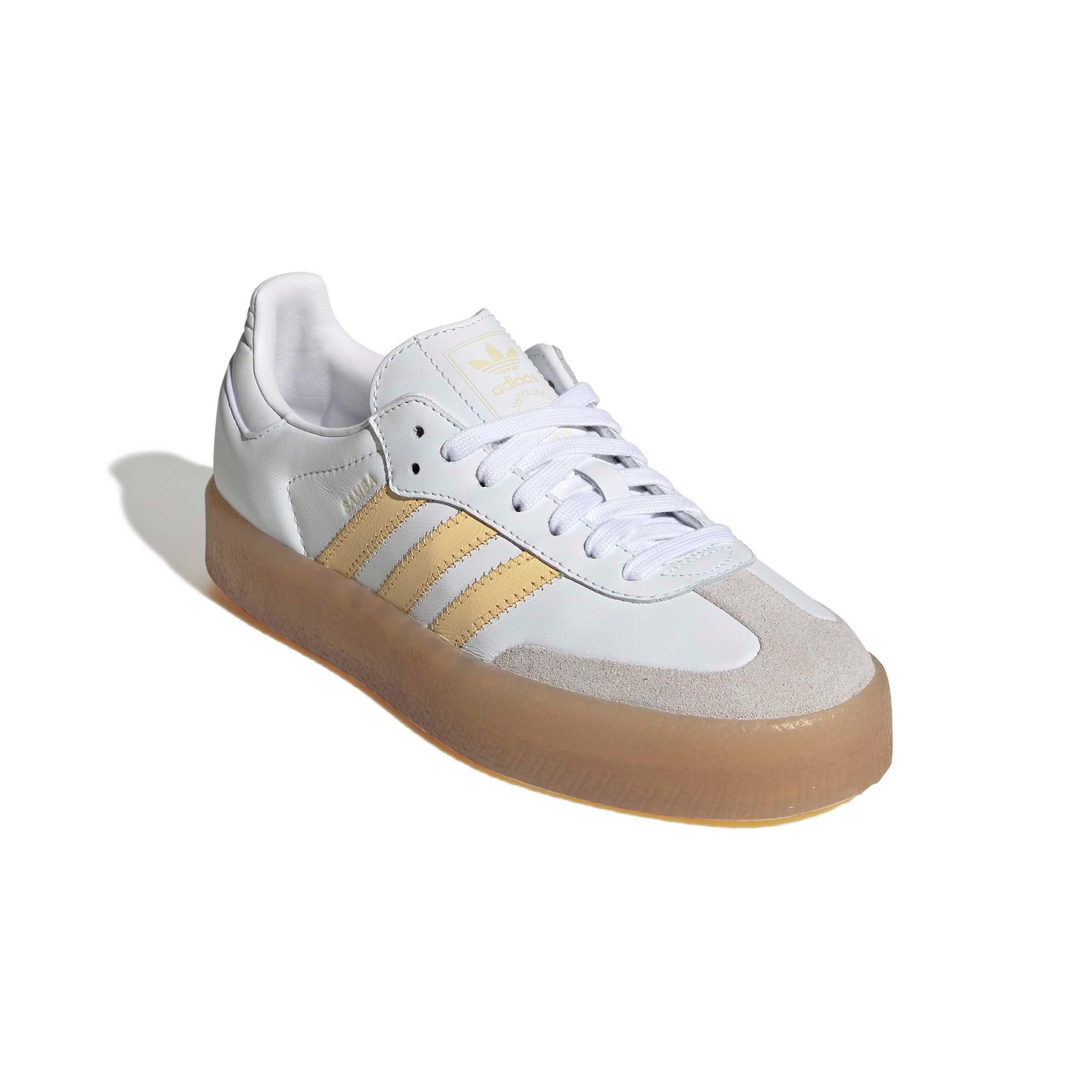 adidas Originals Sambae "Ftwr White/Orange Tint/Semi Ice Tangerine" Women's Shoe - WHITE/ORANGE/TANGERINE Thumbnail View 3