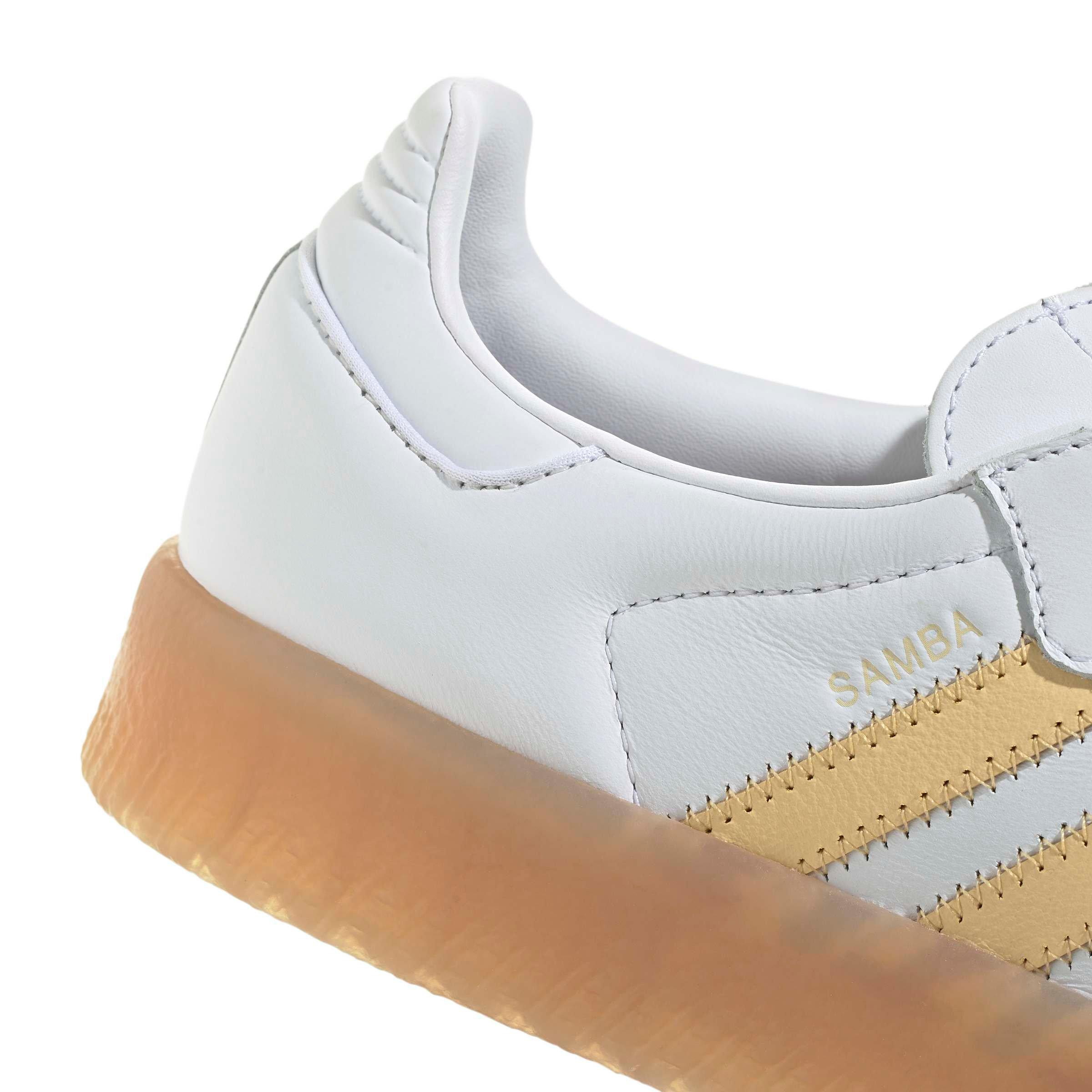 adidas Originals Sambae "Ftwr White/Orange Tint/Semi Ice Tangerine" Women's Shoe - WHITE/ORANGE/TANGERINE Thumbnail View 8