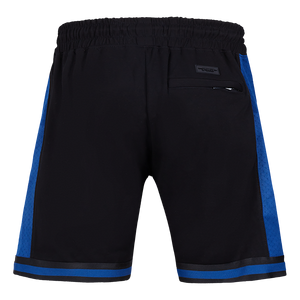 Pro Standard Men's MLB Los Angeles Dodgers Script Tail Double Knit 2.0 Short - Blue/Black - BLACK/BLUE