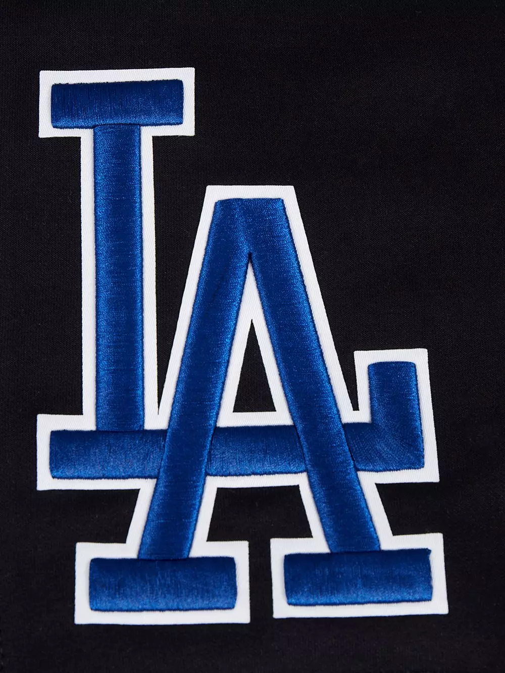 Pro Standard Men's MLB Los Angeles Dodgers Script Tail Double Knit 2.0 Short - Blue/Black - BLACK/BLUE