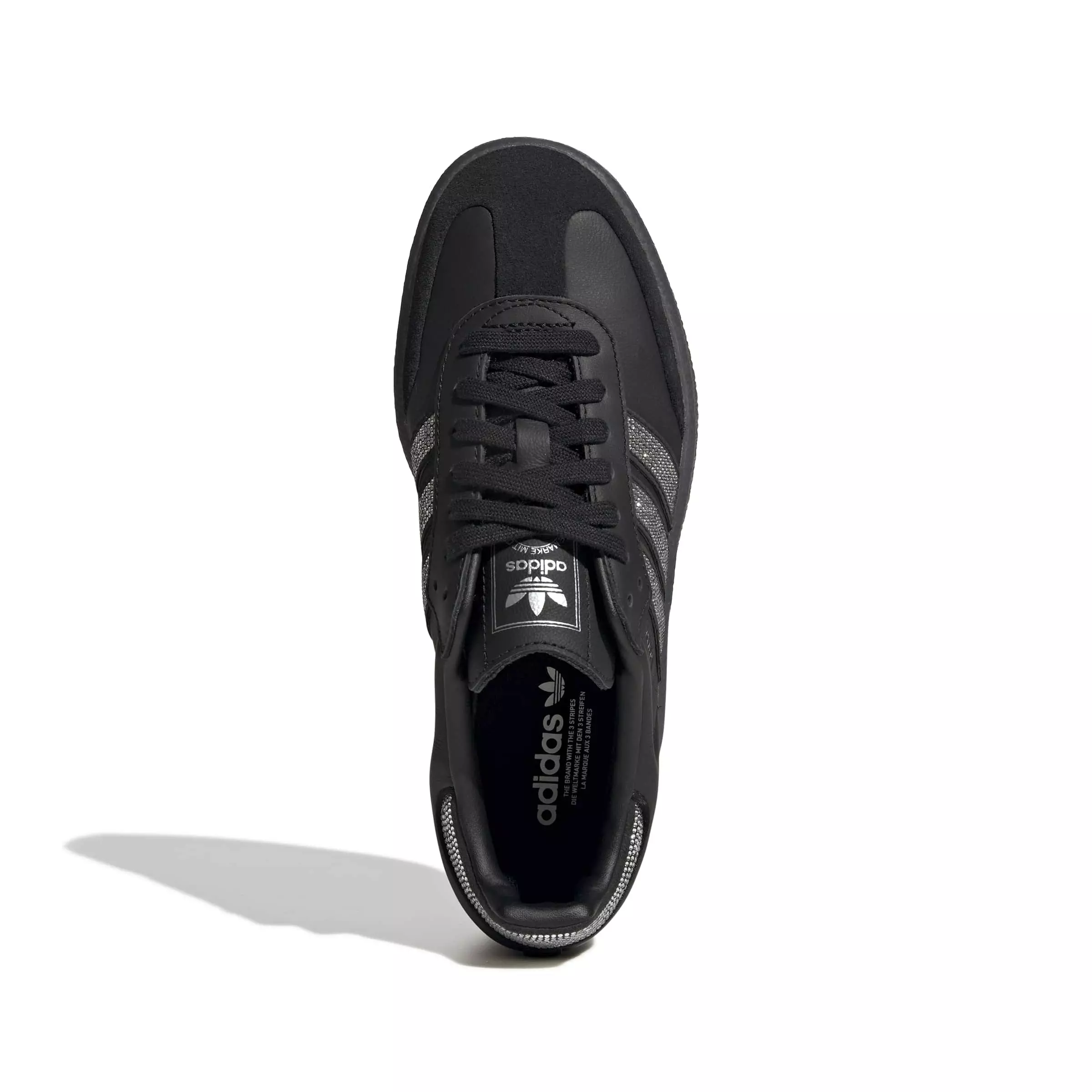 adidas Originals Sambae "Core Black/Silver Metallic/Gum 5" Women's Shoe - BLACK/SILVER/GUM