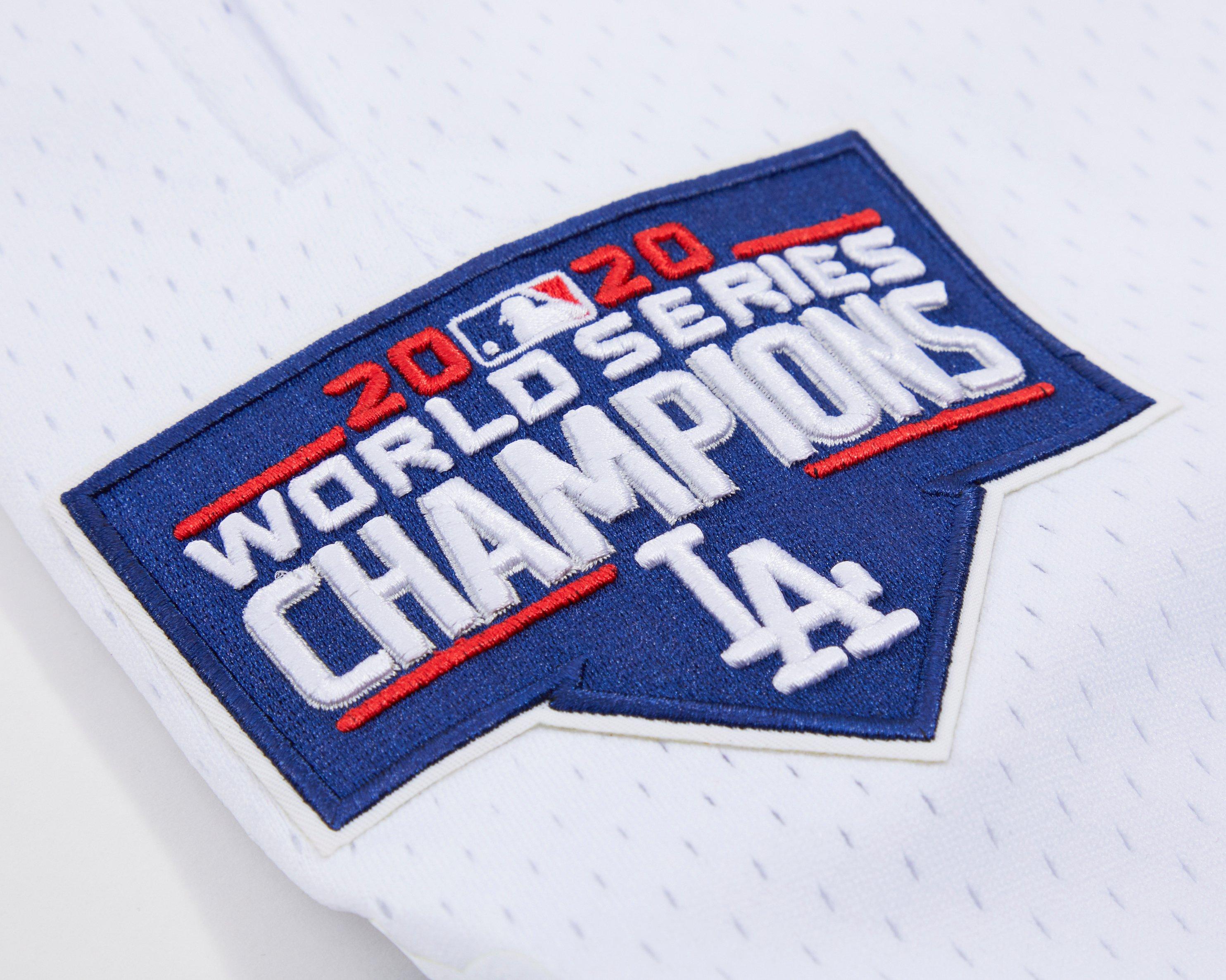 Pro Standard Men's MLB Los Angeles Dodgers Logo Mesh Short - White - WHITE