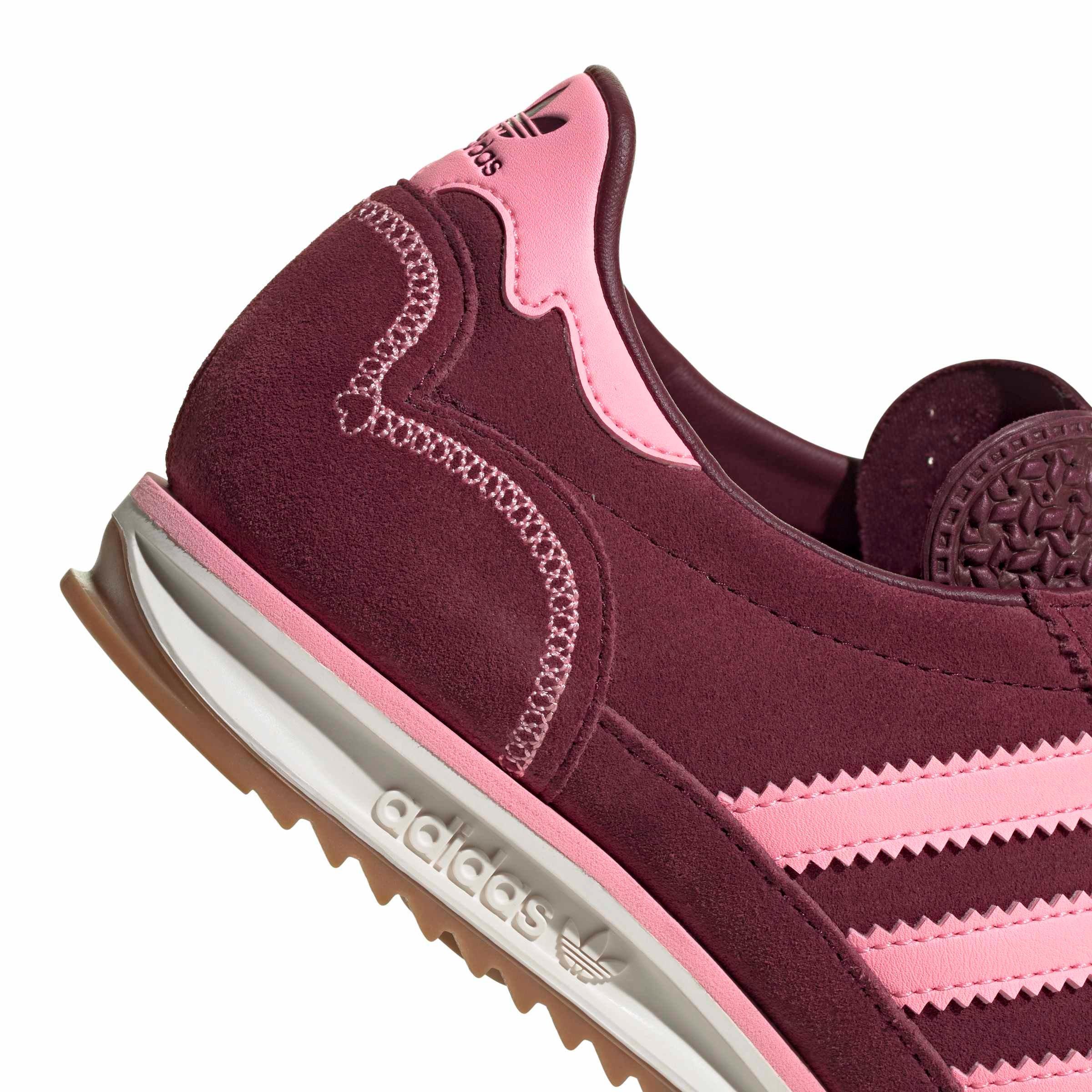 adidas Originals SL 72 OG "Pink Spark/Shadow Red/Pink Spark" Women's Shoe - PINK/RED/PINK Thumbnail View 6
