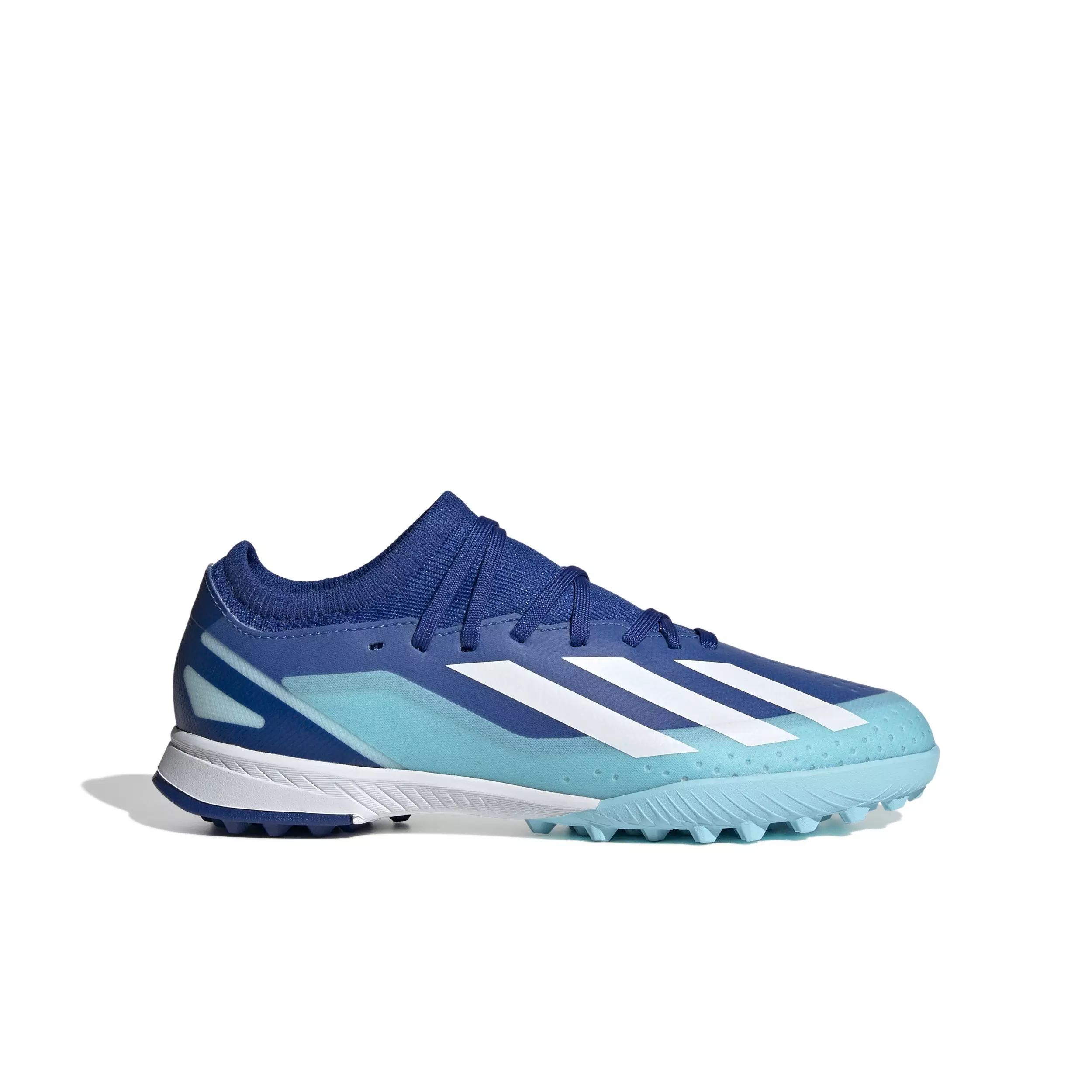 adidas X Crazyfast.3 Turf "Bright Royal/Ftwr White/Solar Red" Preschool Kids' Soccer Cleat - ROYAL/WHITE/RED