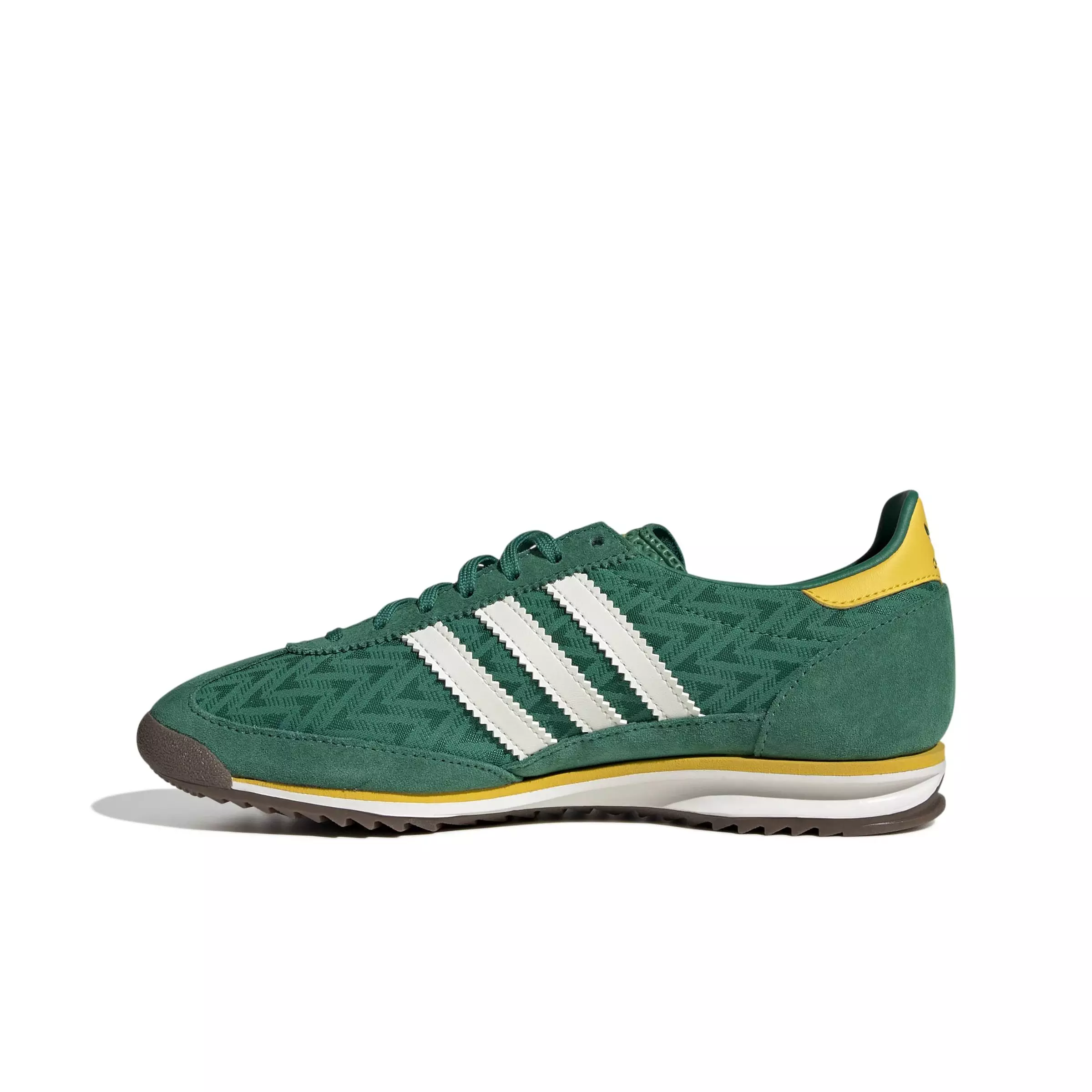 adidas Originals SL 72 OG "Bold Green/Off White/Eqt Yellow" Women's Shoe - GREEN/OFF WHITE/YELLOW