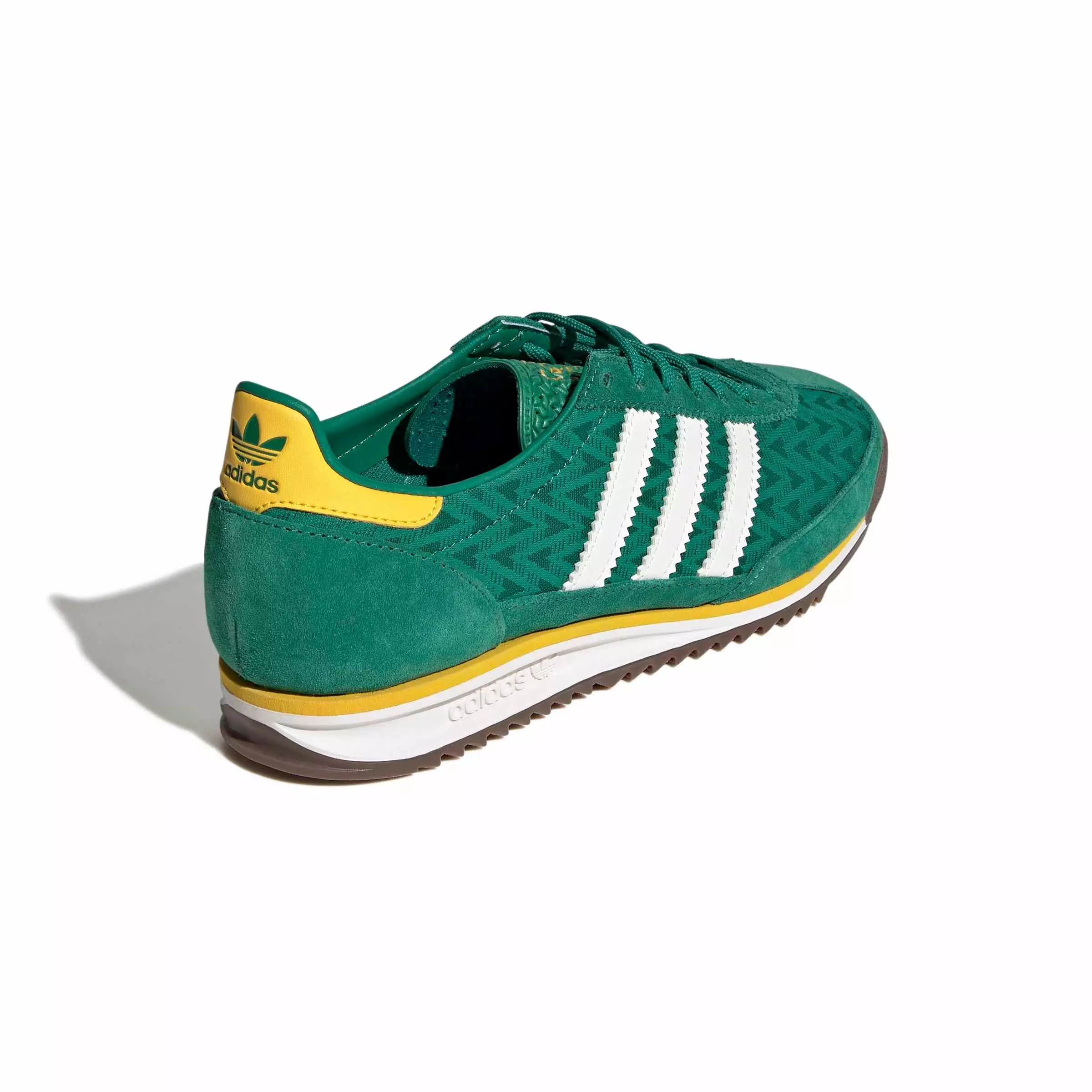 adidas Originals SL 72 OG "Bold Green/Off White/Eqt Yellow" Women's Shoe - GREEN/OFF WHITE/YELLOW