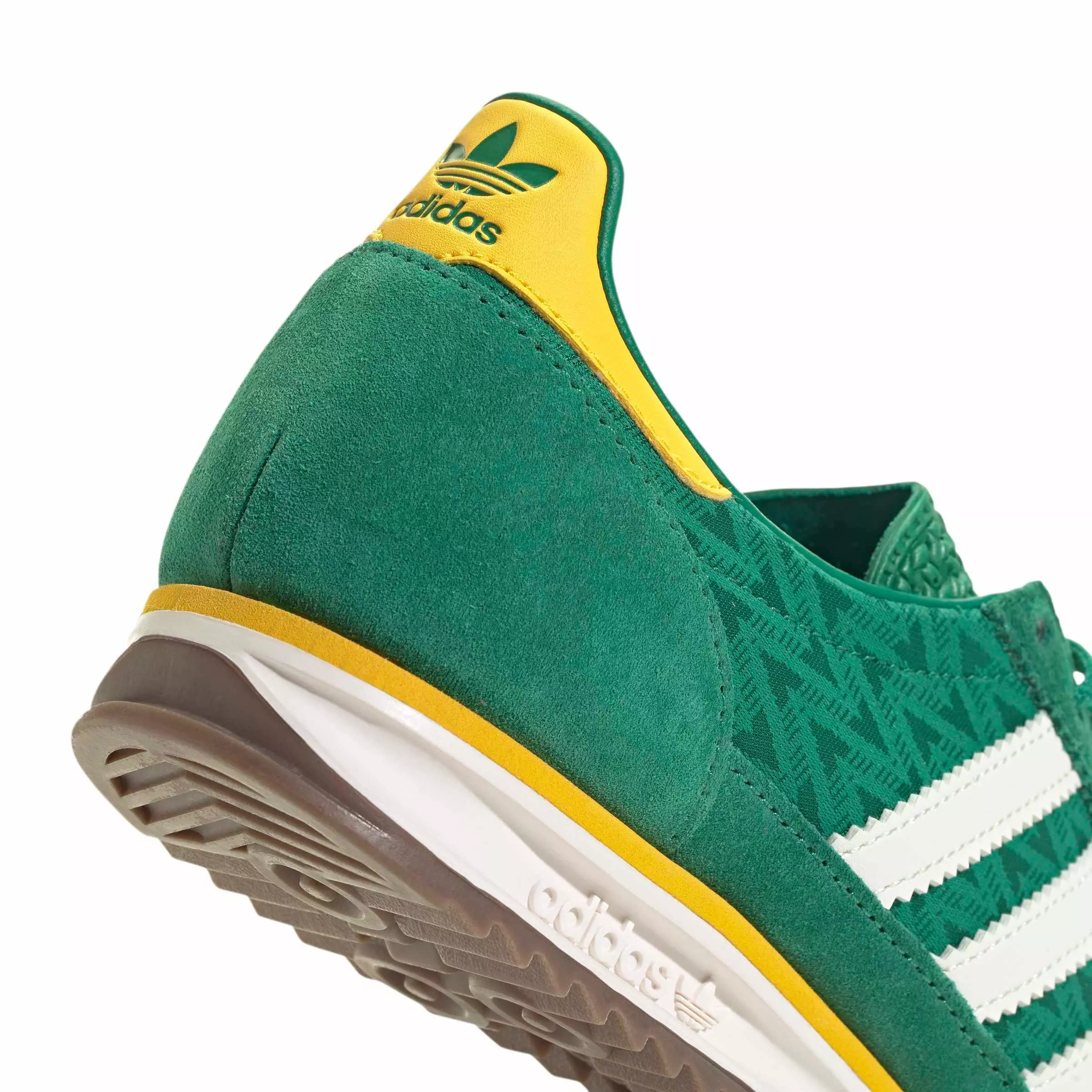 adidas Originals SL 72 OG "Bold Green/Off White/Eqt Yellow" Women's Shoe - GREEN/OFF WHITE/YELLOW