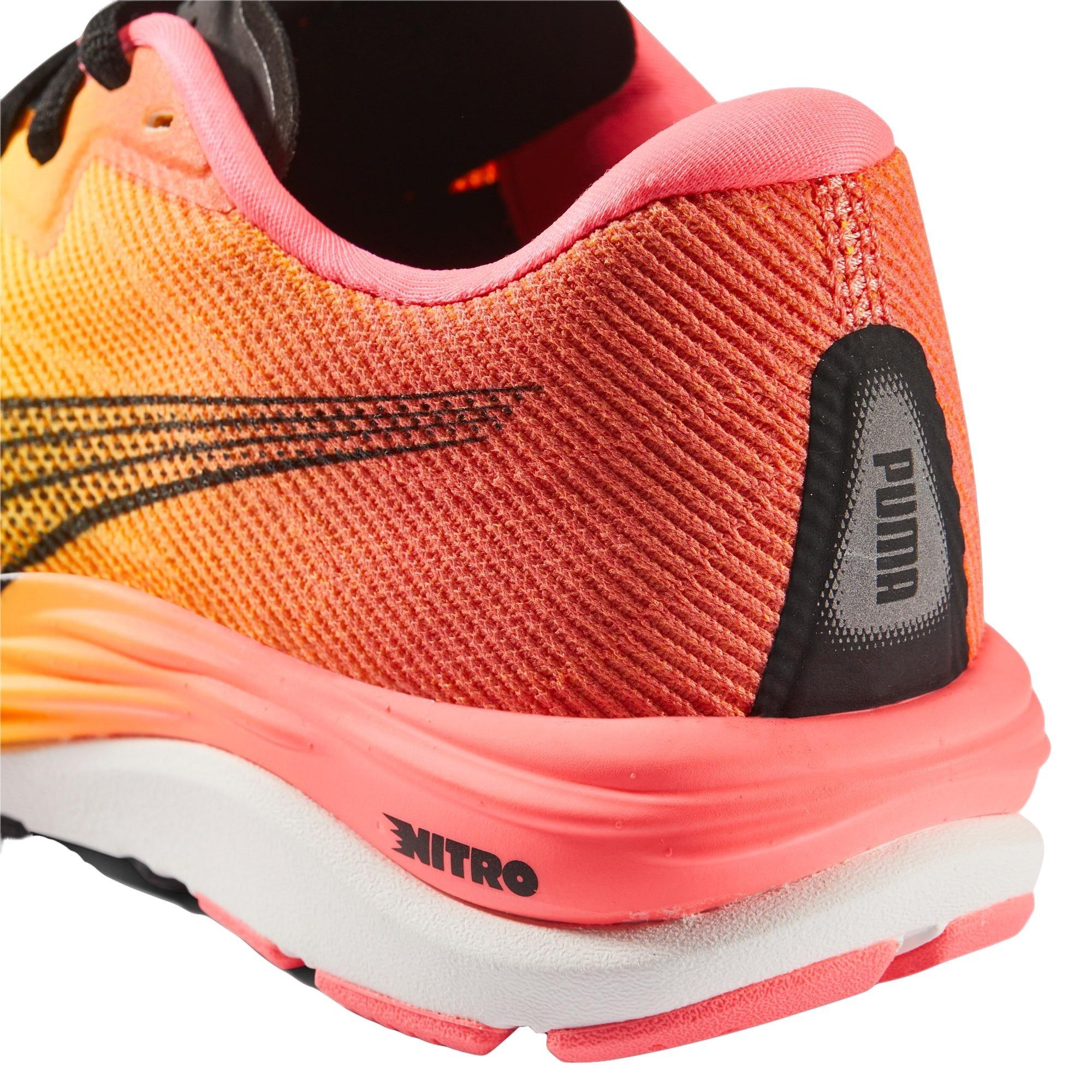 PUMA Velocity NITRO 2 Pink/Yellow Women's Running Shoe - Hibbett