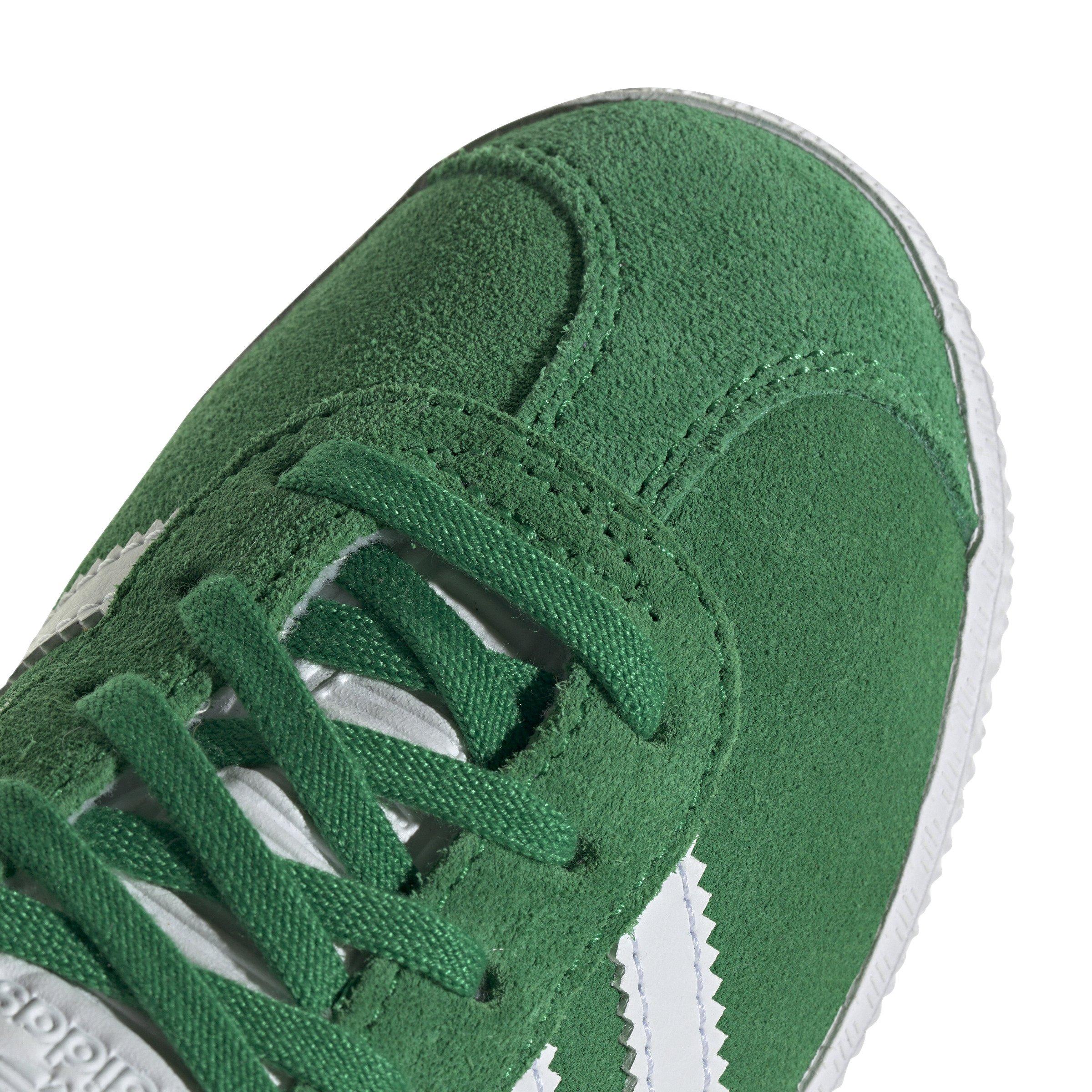 adidas Originals Gazelle C Preschool Boys'  "Green/Ftwr White/Gold Metallic" Shoe