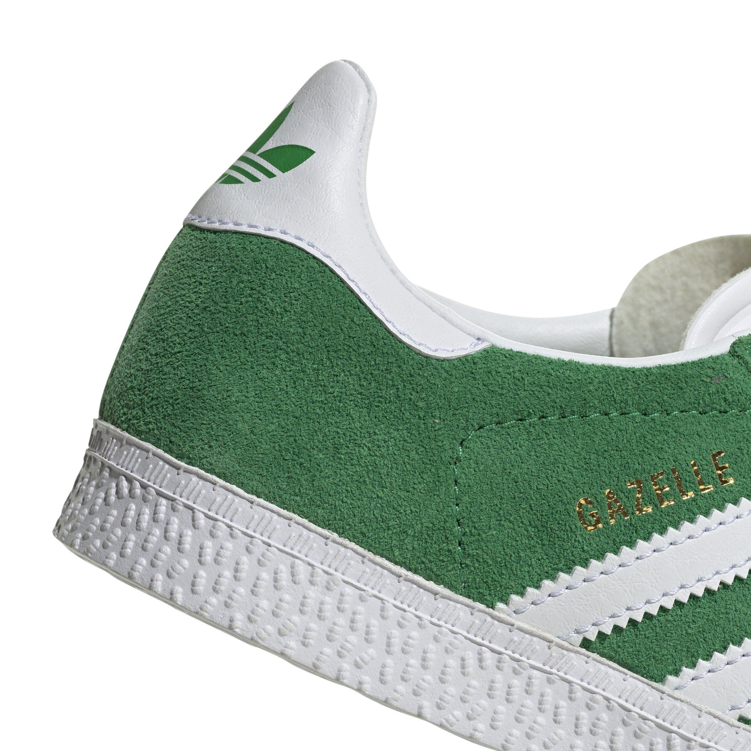 adidas Originals Gazelle C Preschool Boys'  "Green/Ftwr White/Gold Metallic" Shoe