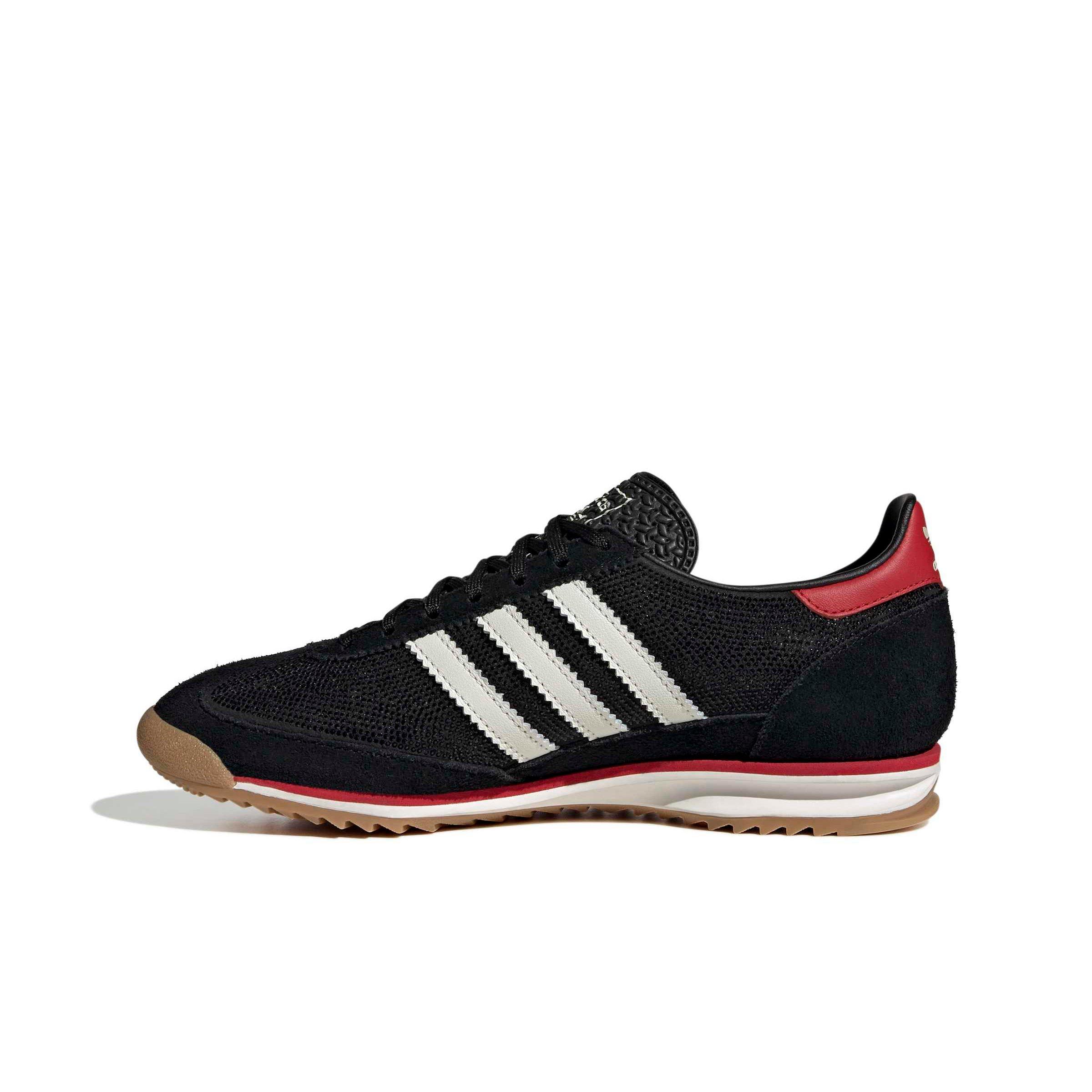 adidas Originals SL 72 OG "Core Black/Off White/Better Scarlet" Women's Shoe - BLACK/OFF WHITE/SCARLET Thumbnail View 2