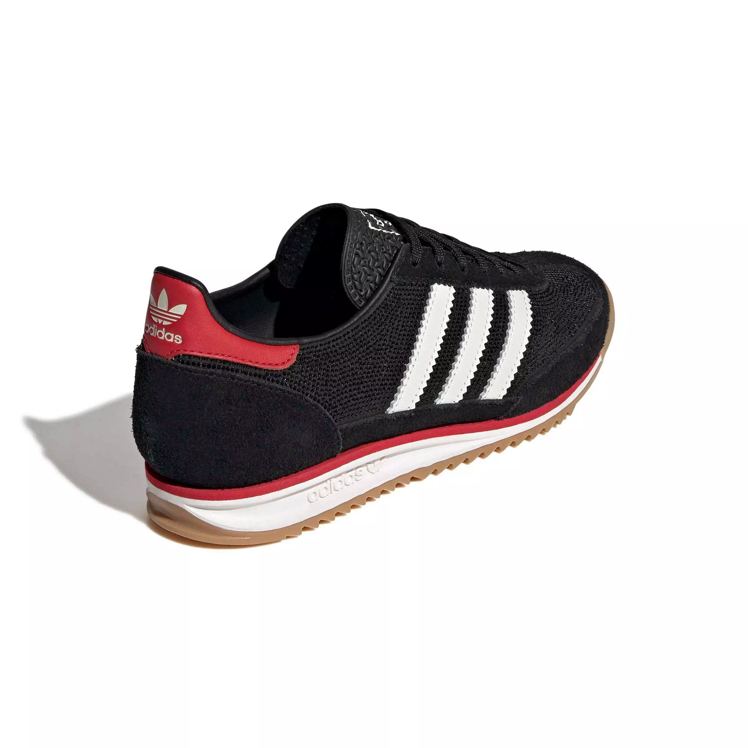 adidas Originals SL 72 OG "Core Black/Off White/Better Scarlet" Women's Shoe - BLACK/OFF WHITE/SCARLET