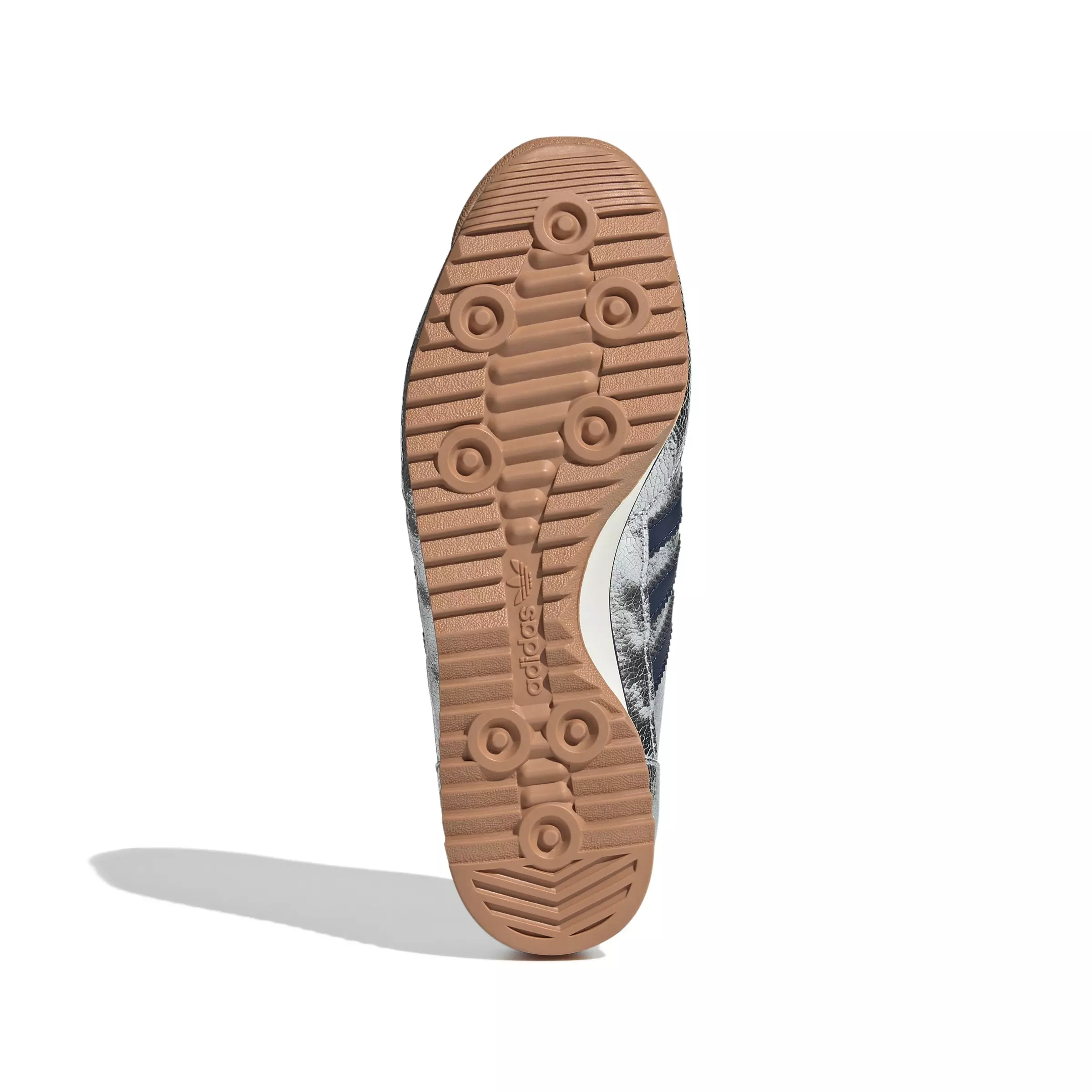 adidas Originals SL 72 OG "Silver Metallic/Collegiate Navy/Off White" Women's Shoe - SILVER/NAVY/OFF WHITE