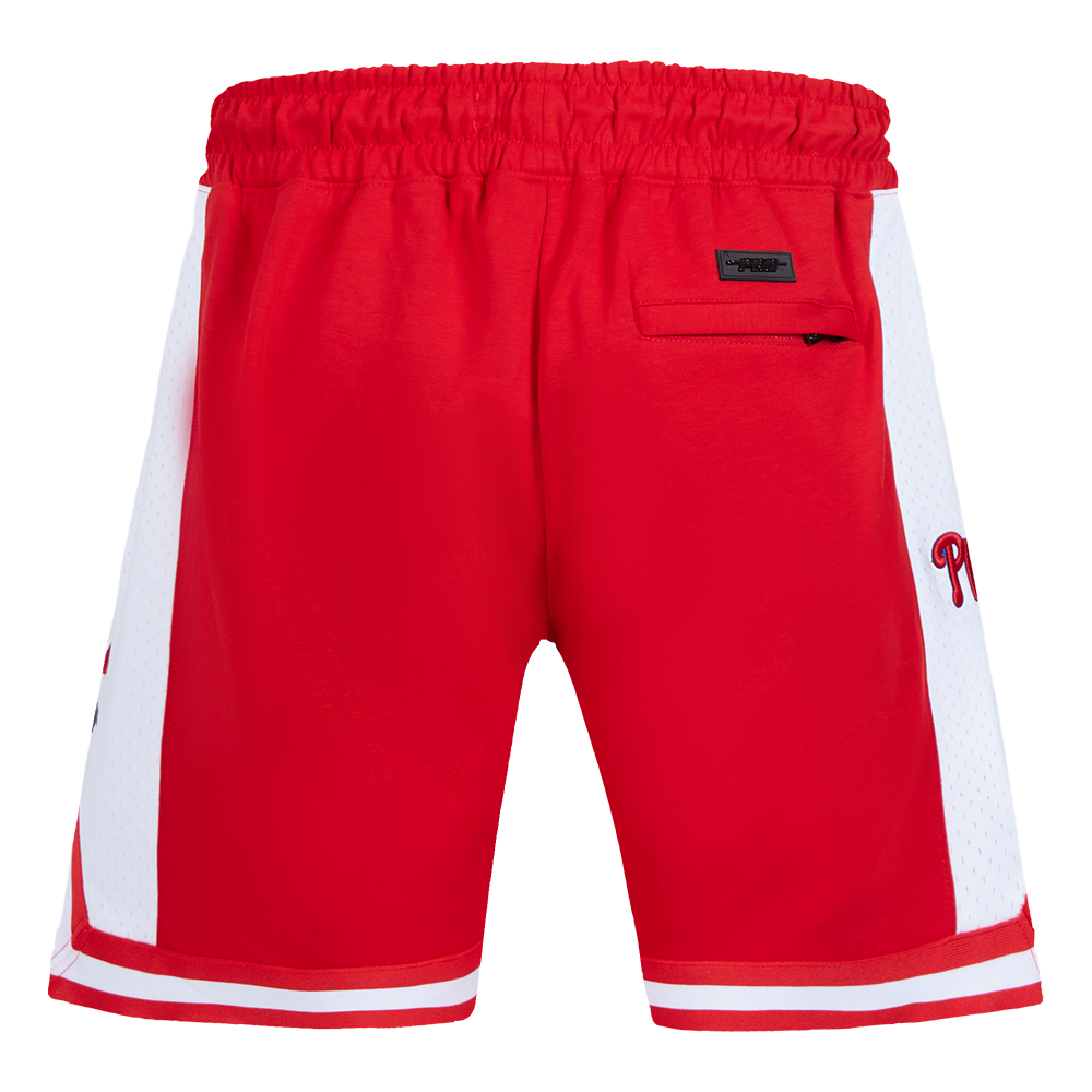 Pro Standard Men's MLB Philadelphia Phillies Script Tail Short - Red - RED