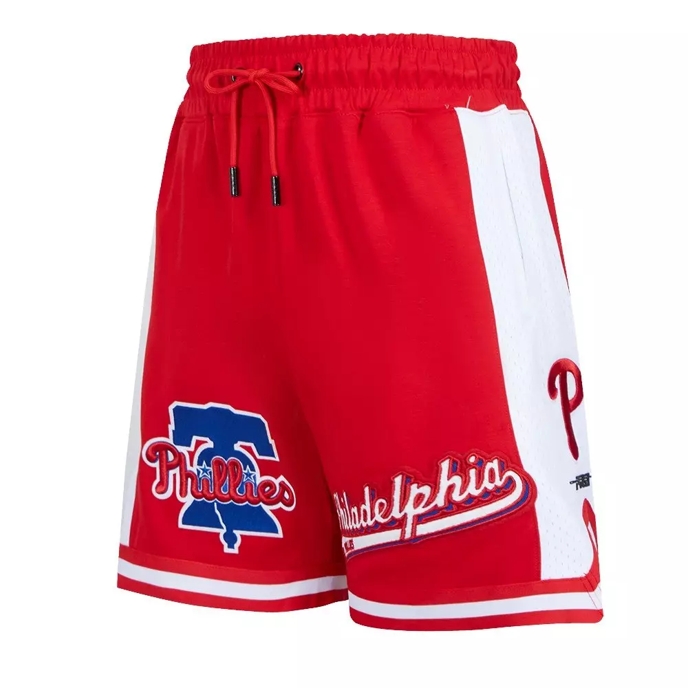 Pro Standard Men's MLB Philadelphia Phillies Script Tail Short - Red - RED