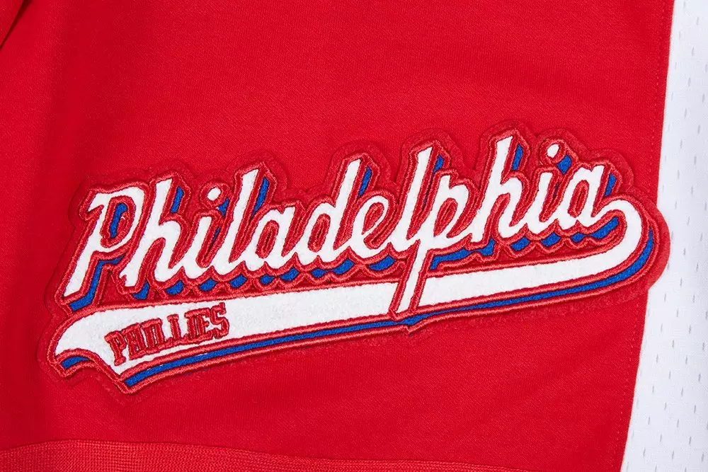 Pro Standard Men's MLB Philadelphia Phillies Script Tail Short - Red - RED