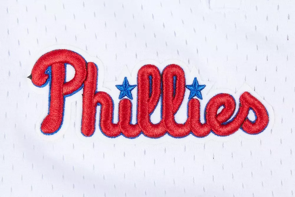 Pro Standard Men's MLB Philadelphia Phillies Script Tail Short - Red - RED