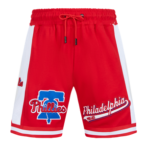 Pro Standard Men's MLB Philadelphia Phillies Script Tail Short - Red - RED